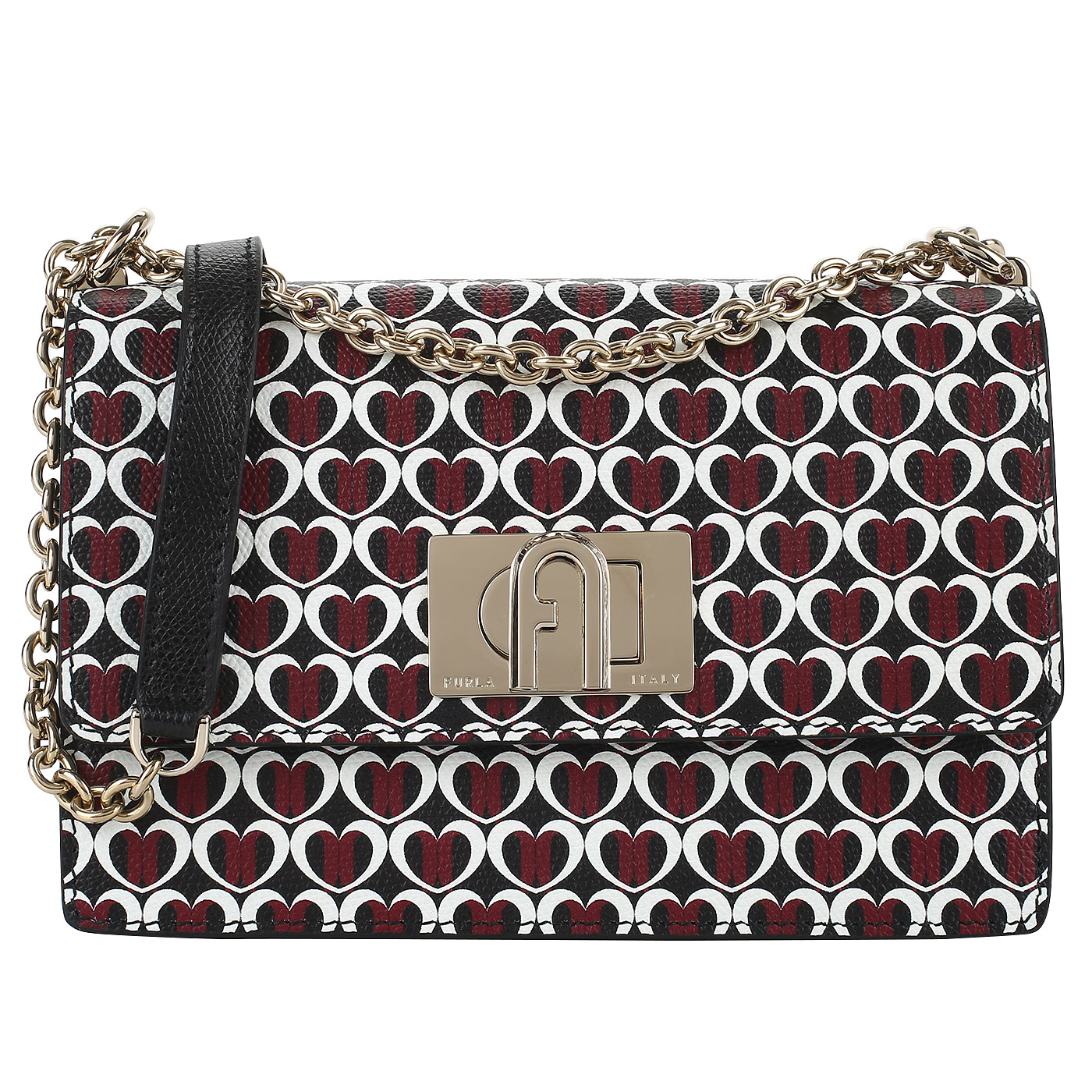 Furla Тисненая сумка через плечо