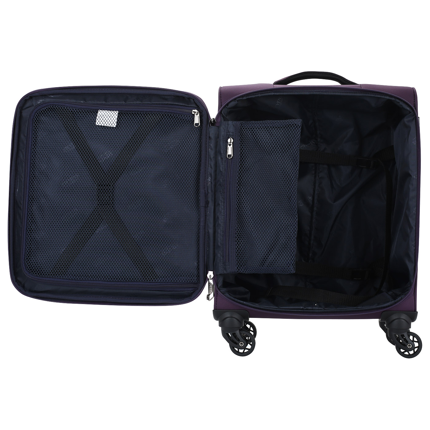 Чемодан маленький S тканевый с кодовым замком Stevens Urban