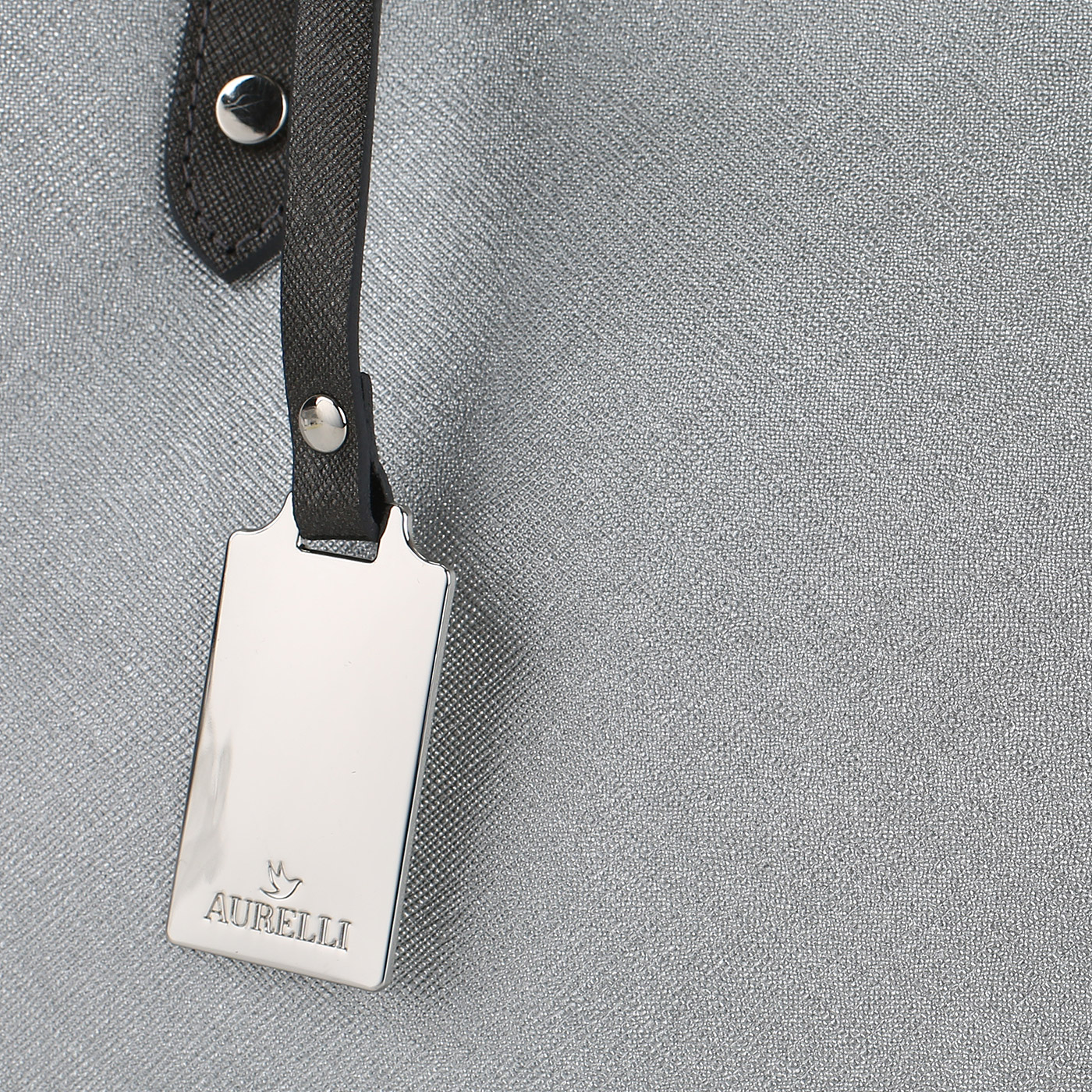 Сафьяновая сумка-тоут с длинными ручками Aurelli Saffiano