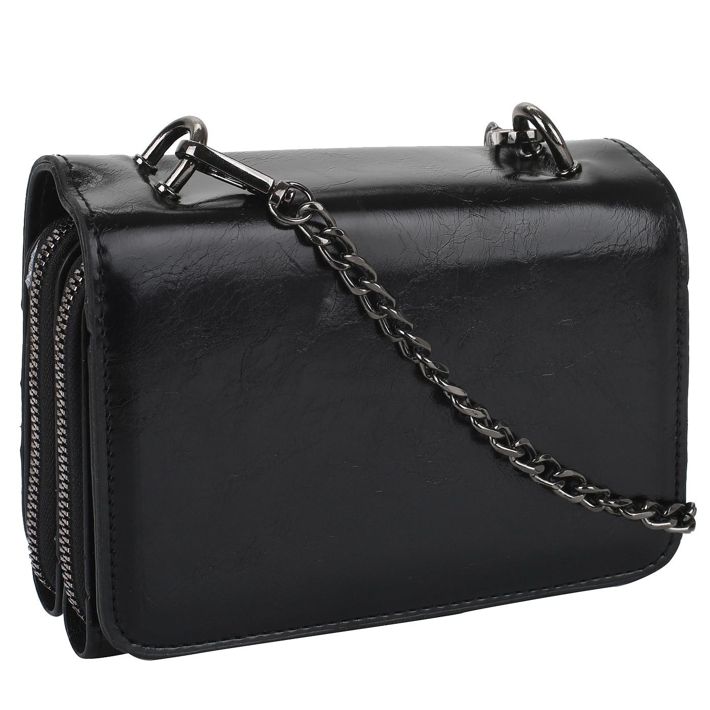 Черная сумочка из экокожи Dispacci 