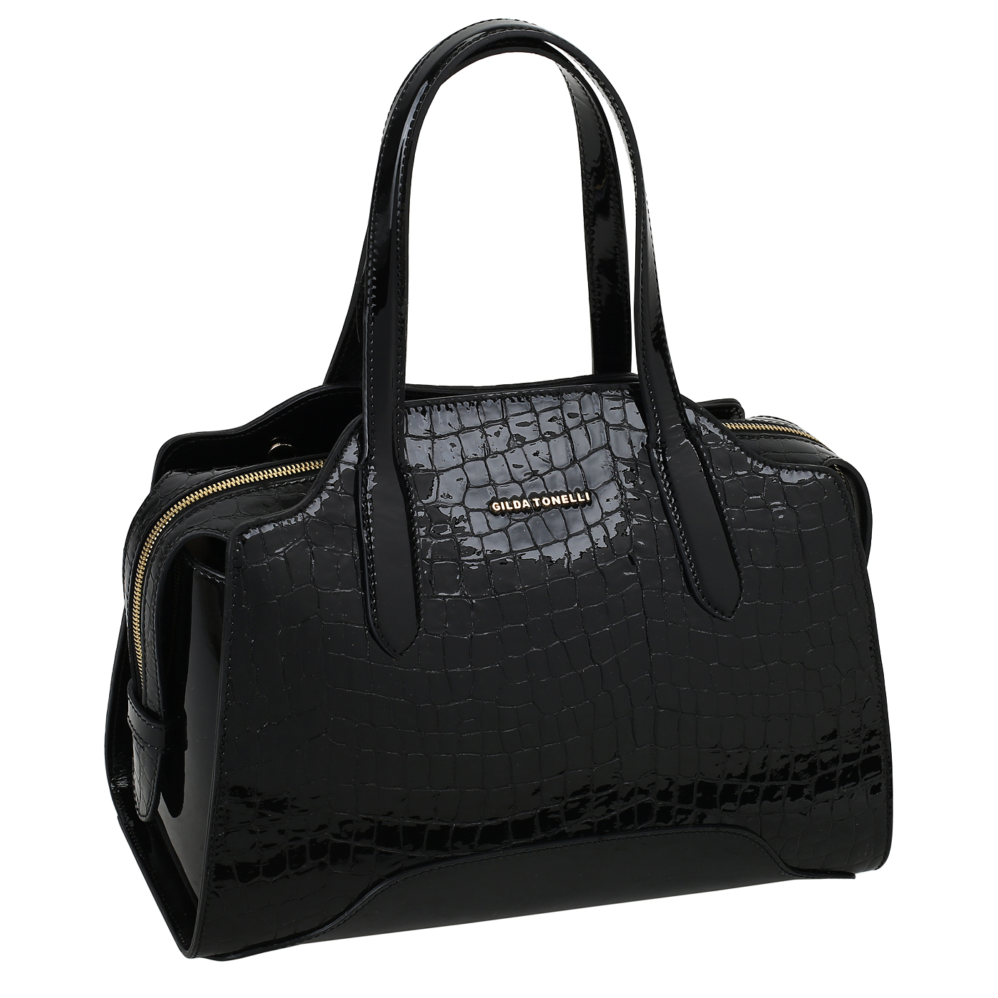 Кожаная сумка Gilda Tonelli Cocco Vernice