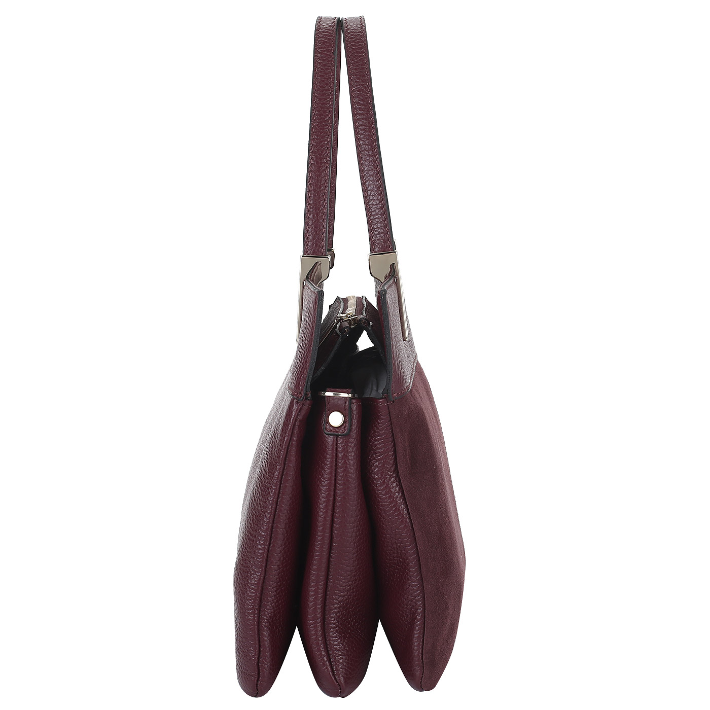 Сумка из кожи и замши Ripani Vanilla