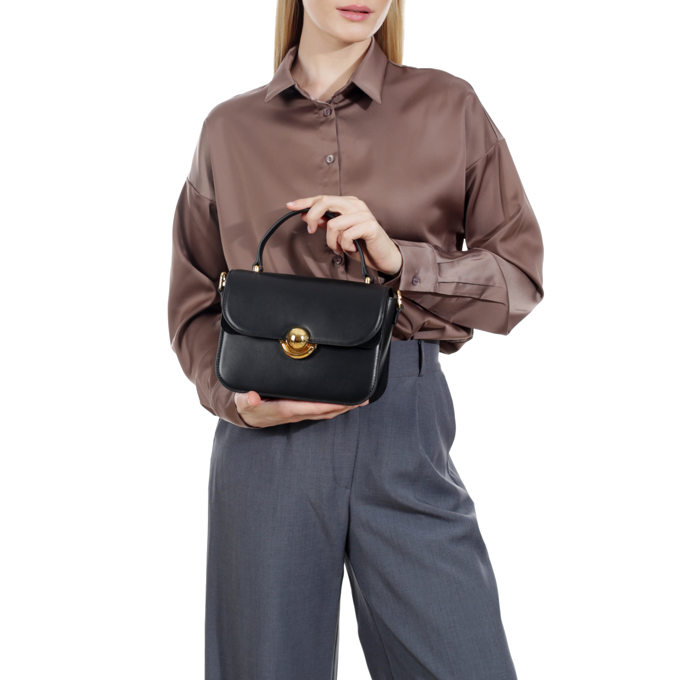 Кожаная сумка Furla Sfera