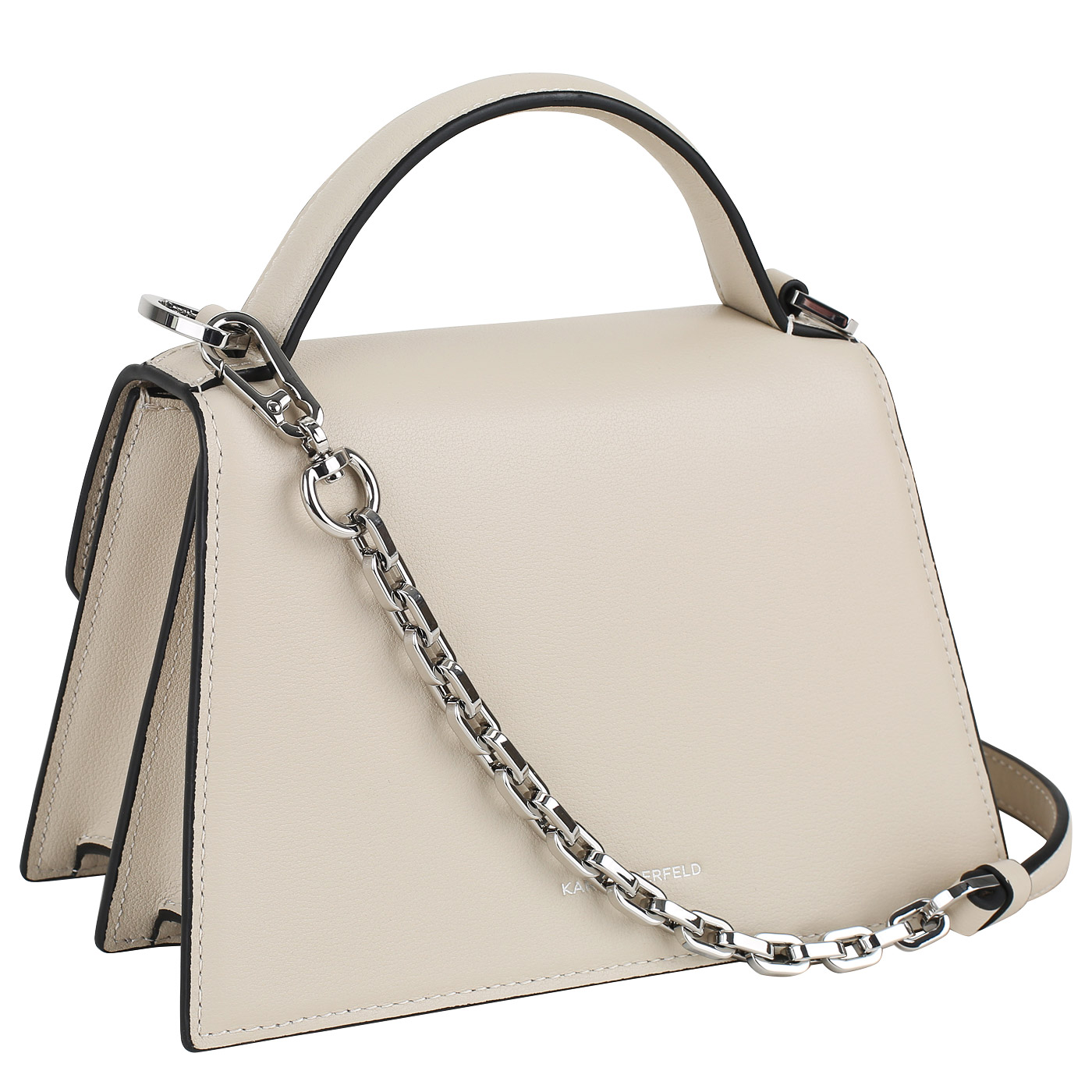 Кожаная сумка Karl Lagerfeld Signature