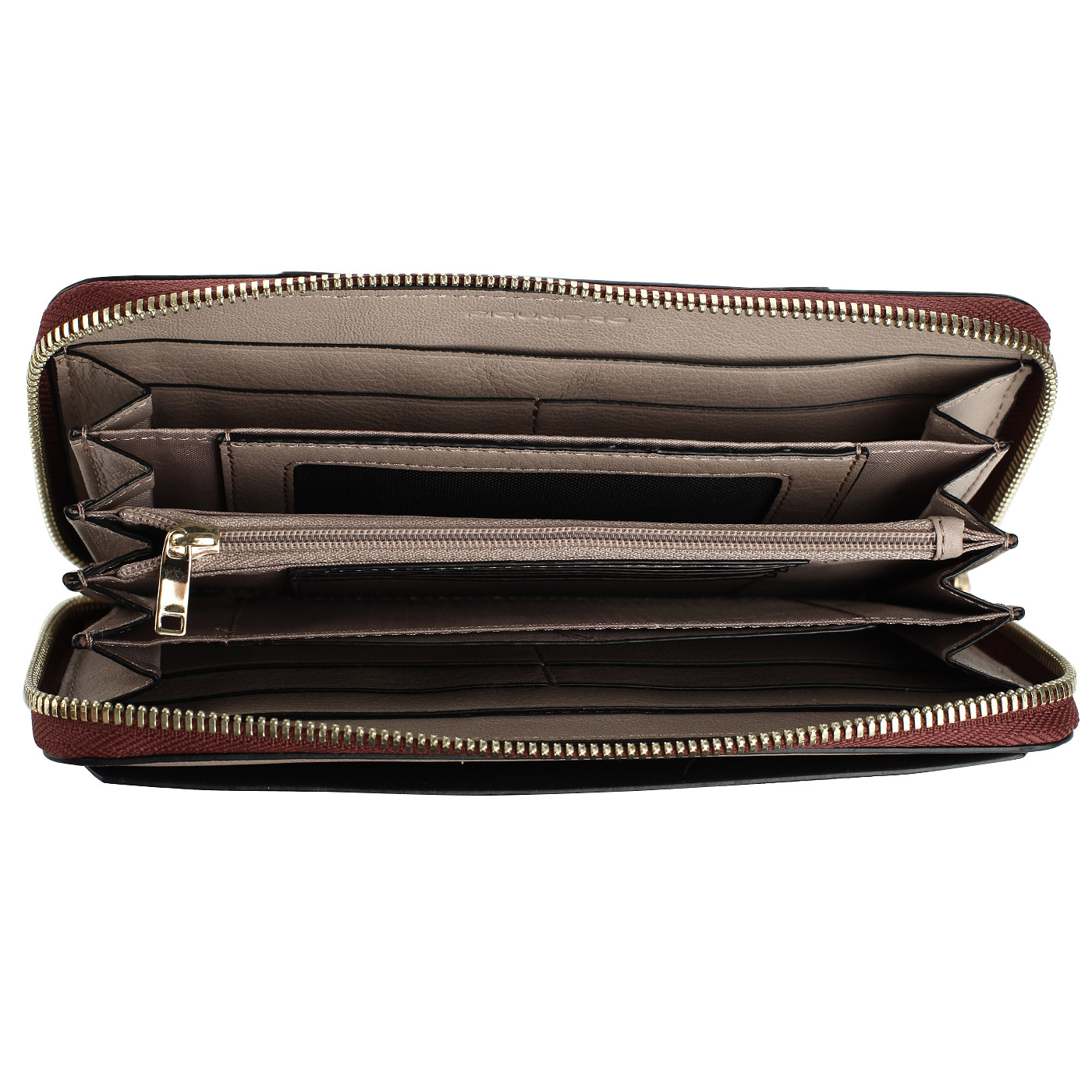 Кожаное портмоне на молнии Piquadro Circle