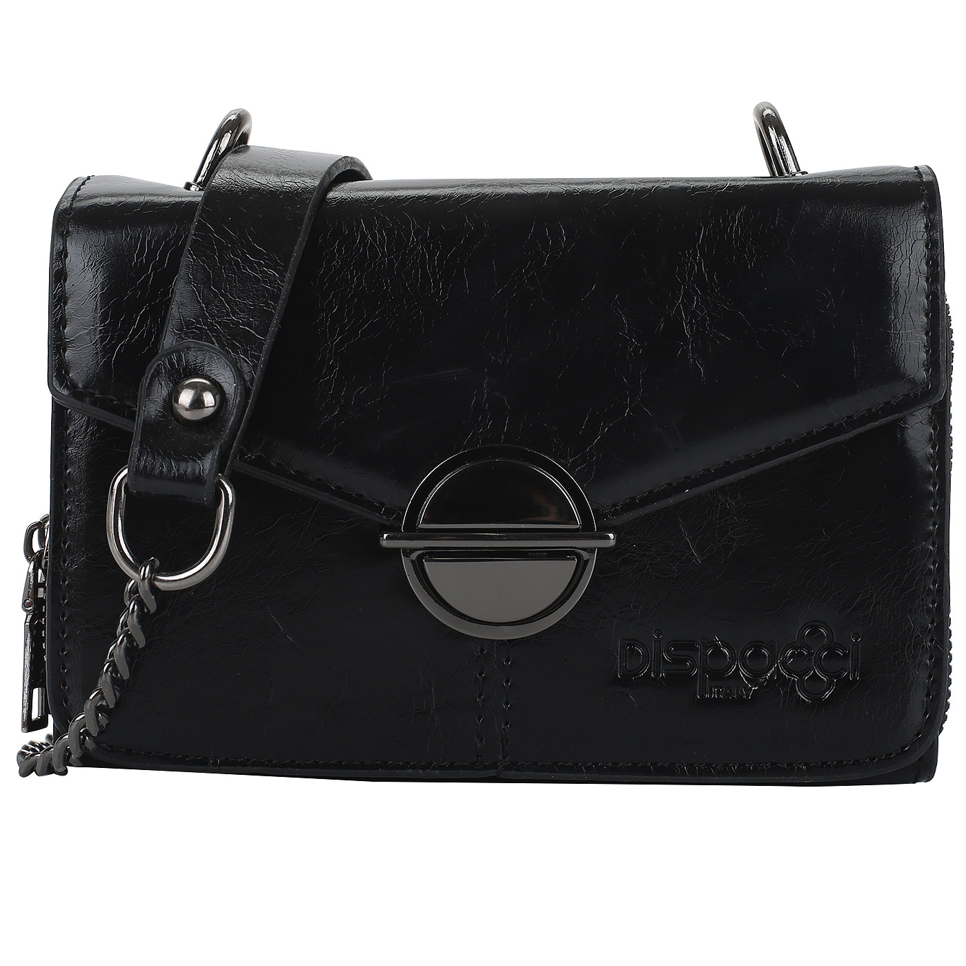 Dispacci Черная сумочка из экокожи