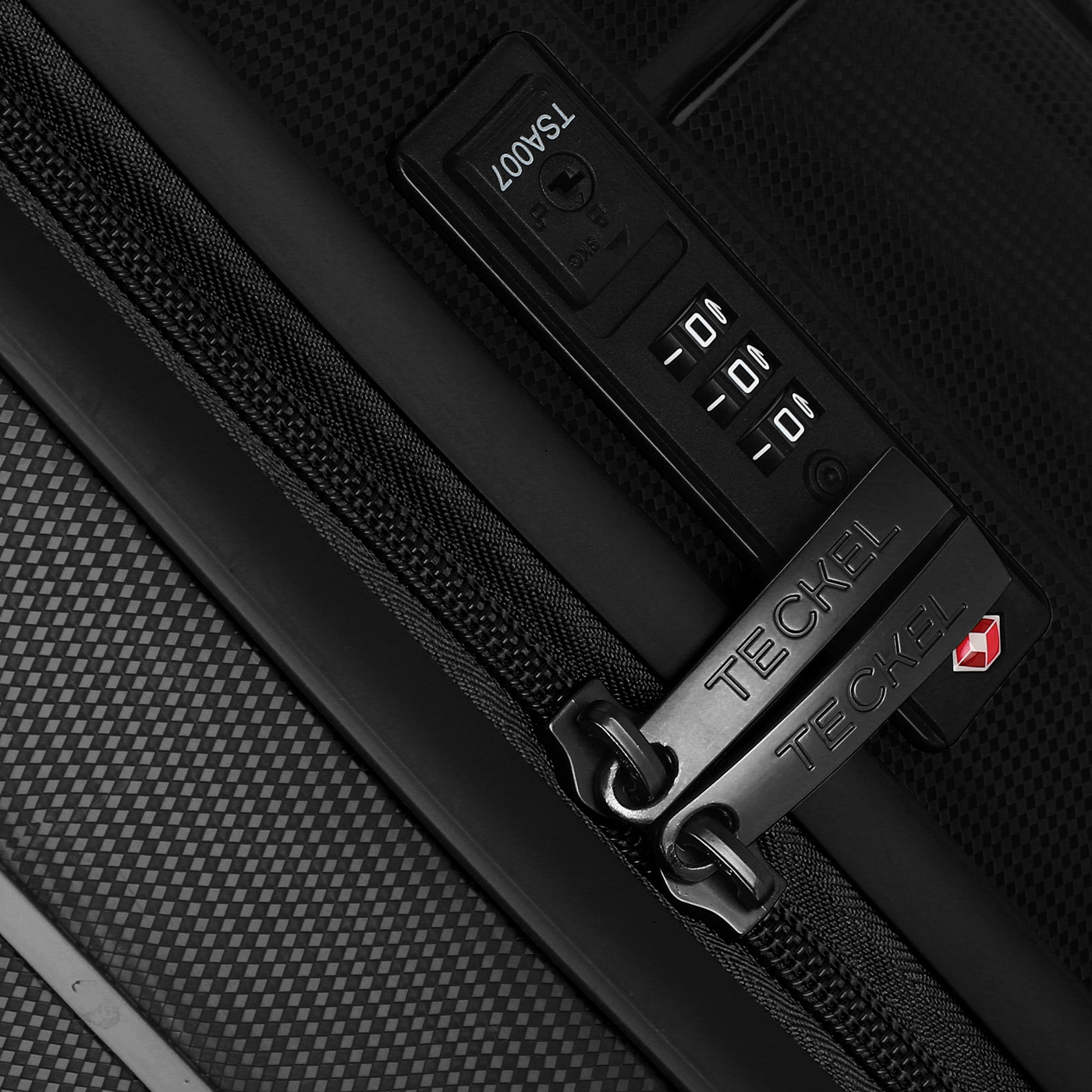 Чемодан большой L из полипропилена с кодовым замком Teckel Avenue