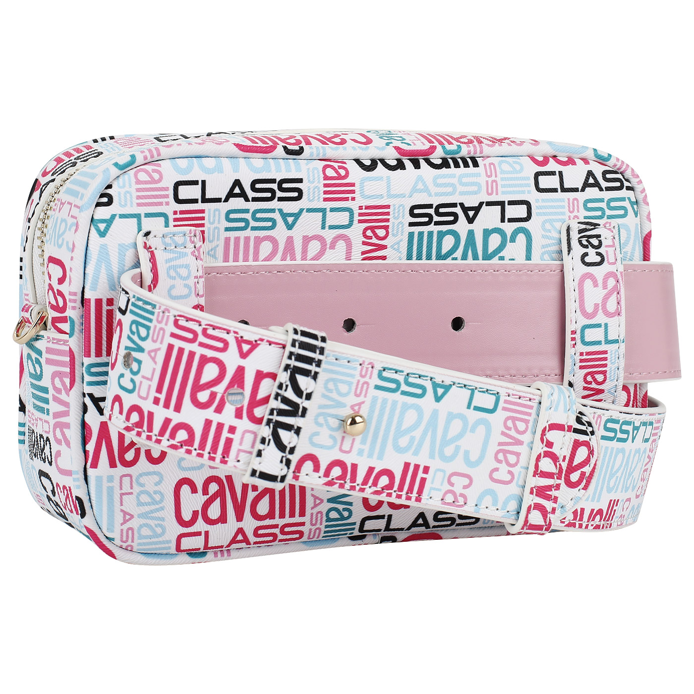 Сумочка с поясным и плечевым ремешками Cavalli Class Belt bag