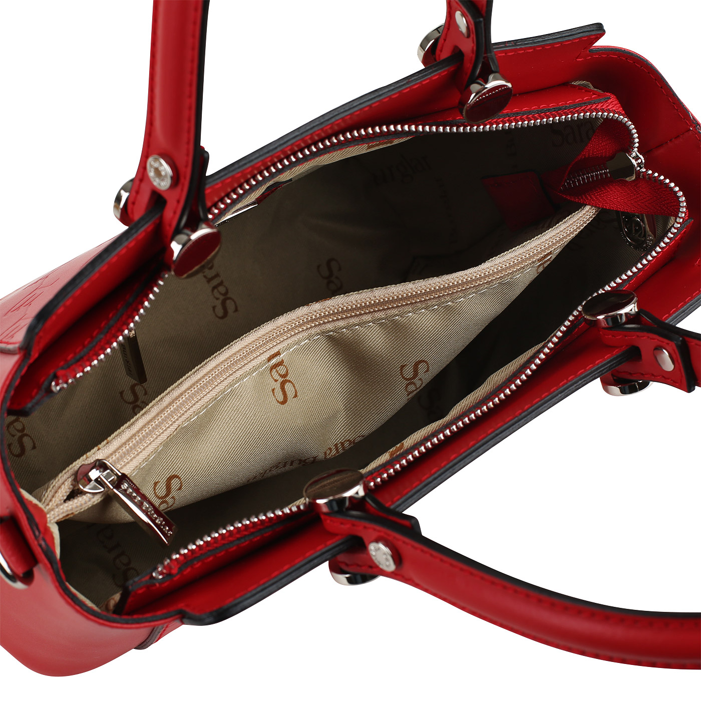 Кожаная сумка на молнии Sara Burglar Diva Person