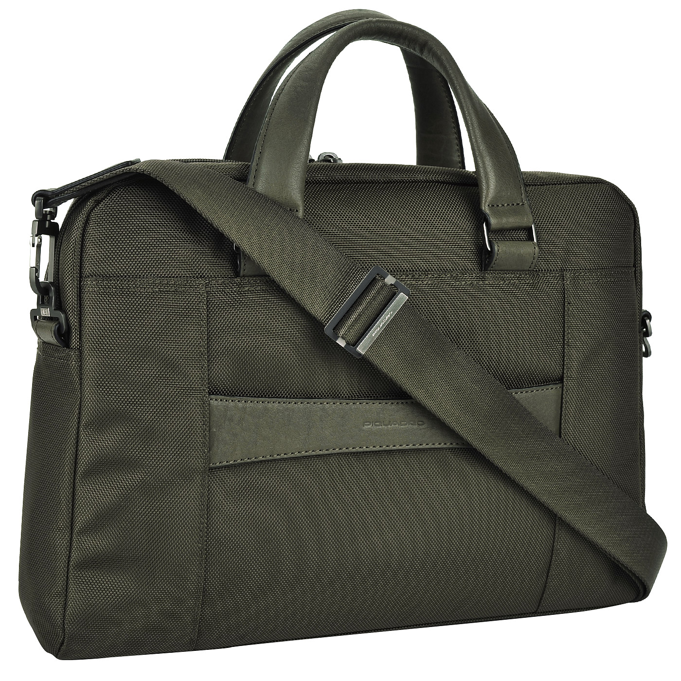 Деловая сумка из текстиля и кожи Piquadro Brief