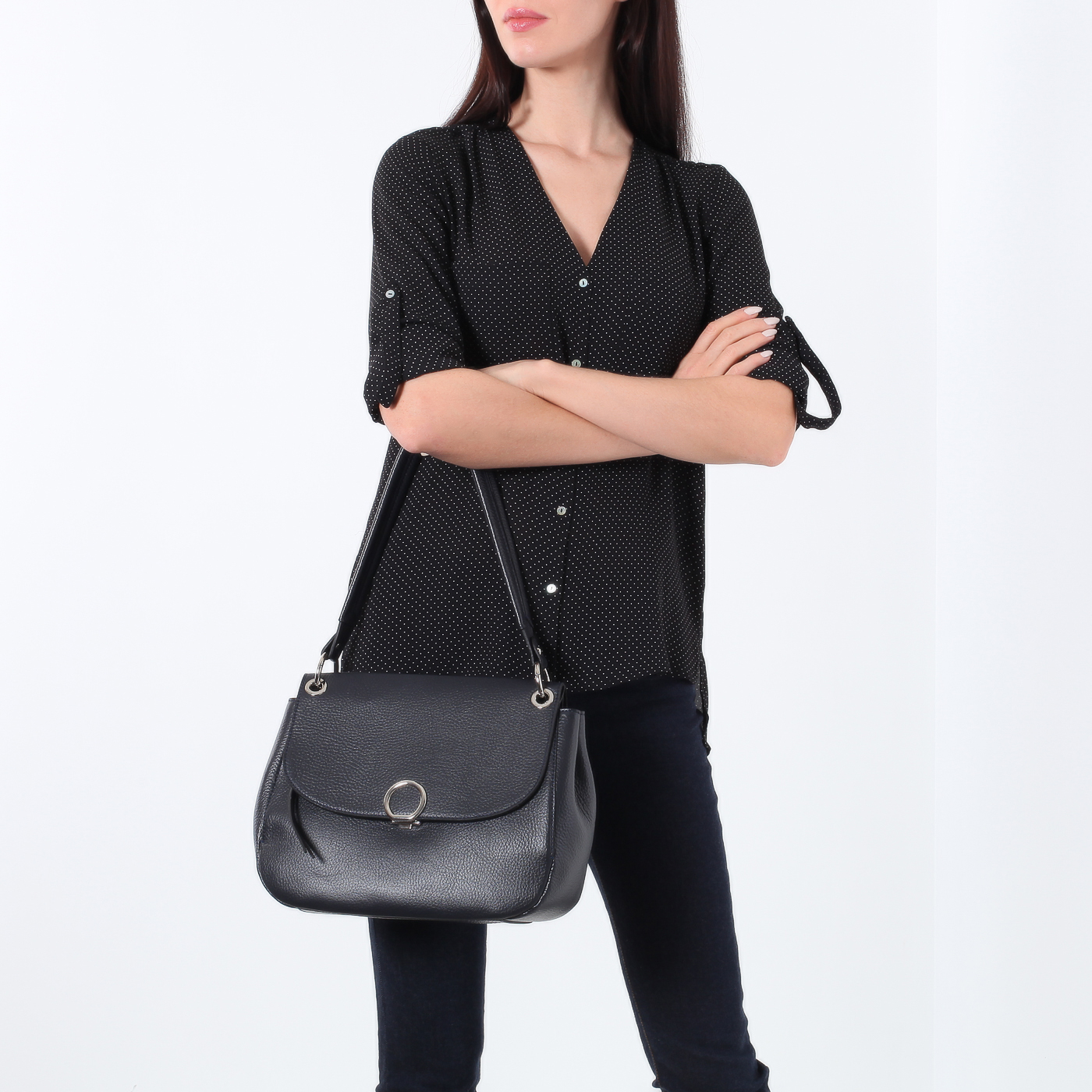 Сумка из зернистой кожи Chatte 