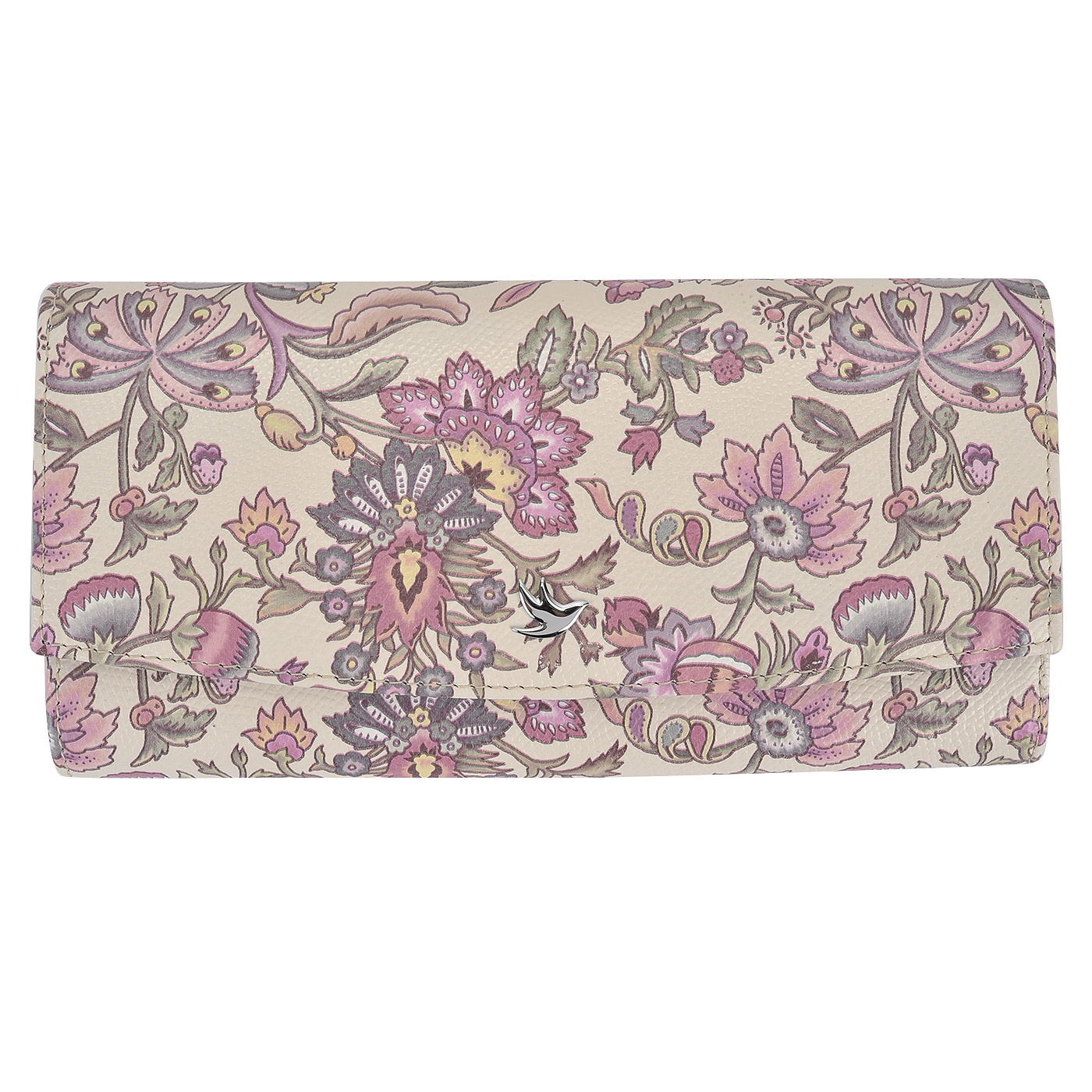 Aurelli Женское кожаное портмоне с принтом