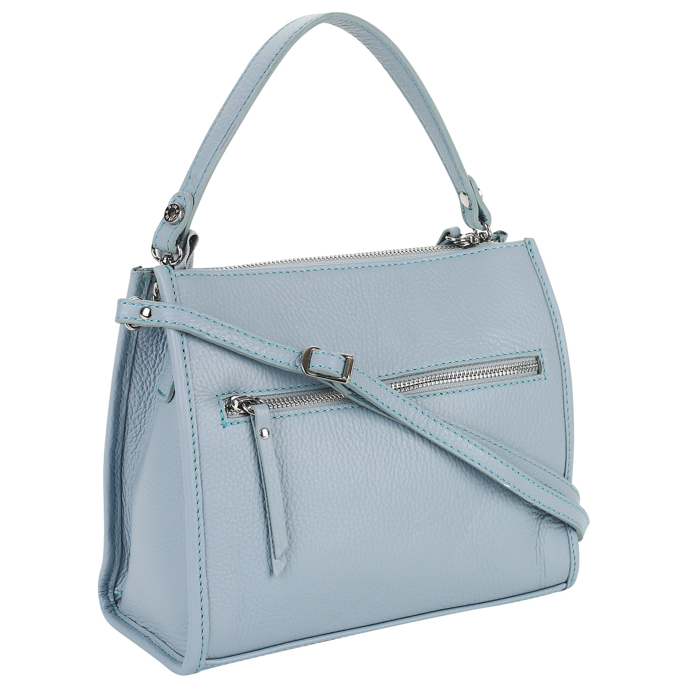 Кожаная сумка с клепками Marina Creazioni 