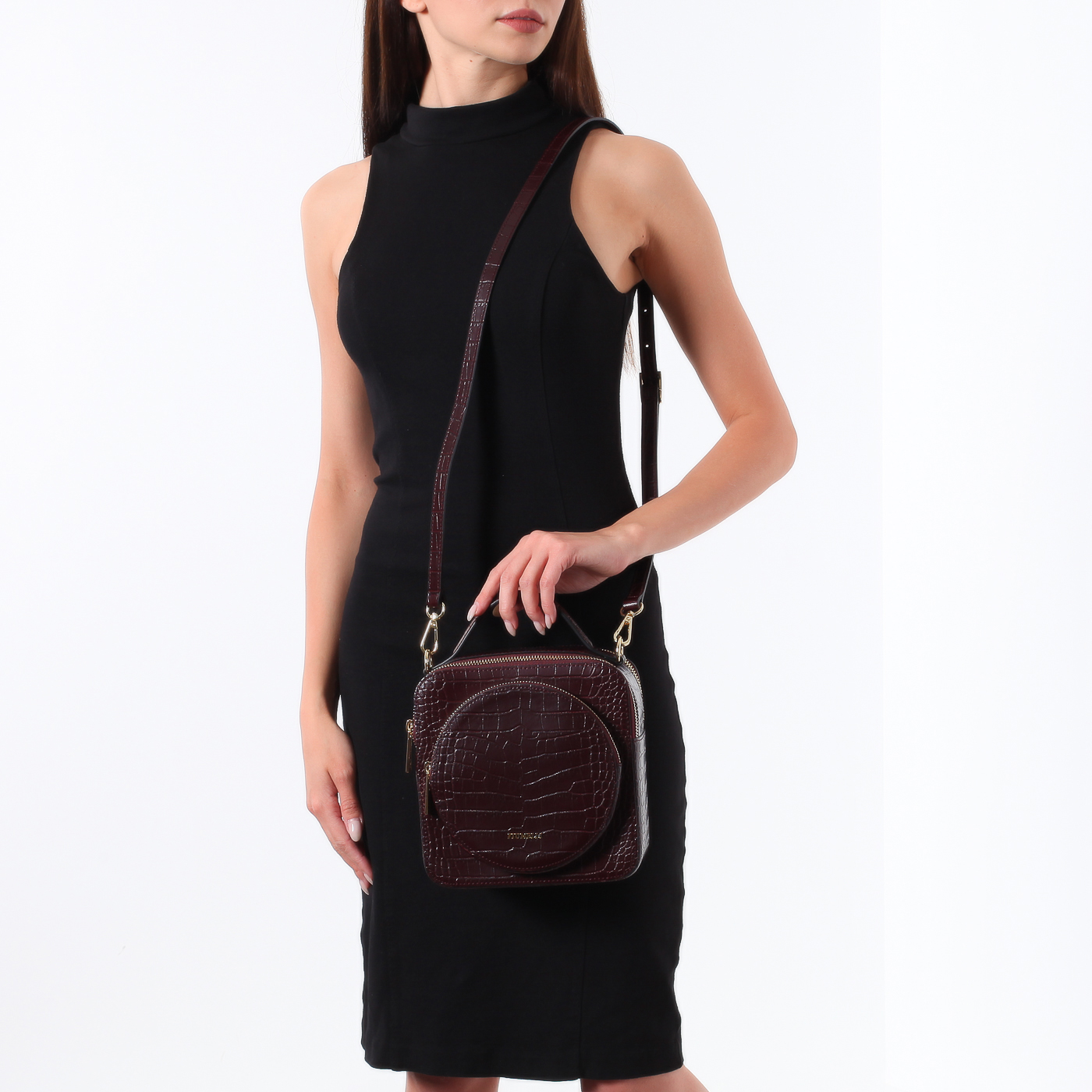 Сумочка с двумя молниями Piumelli Bangkok