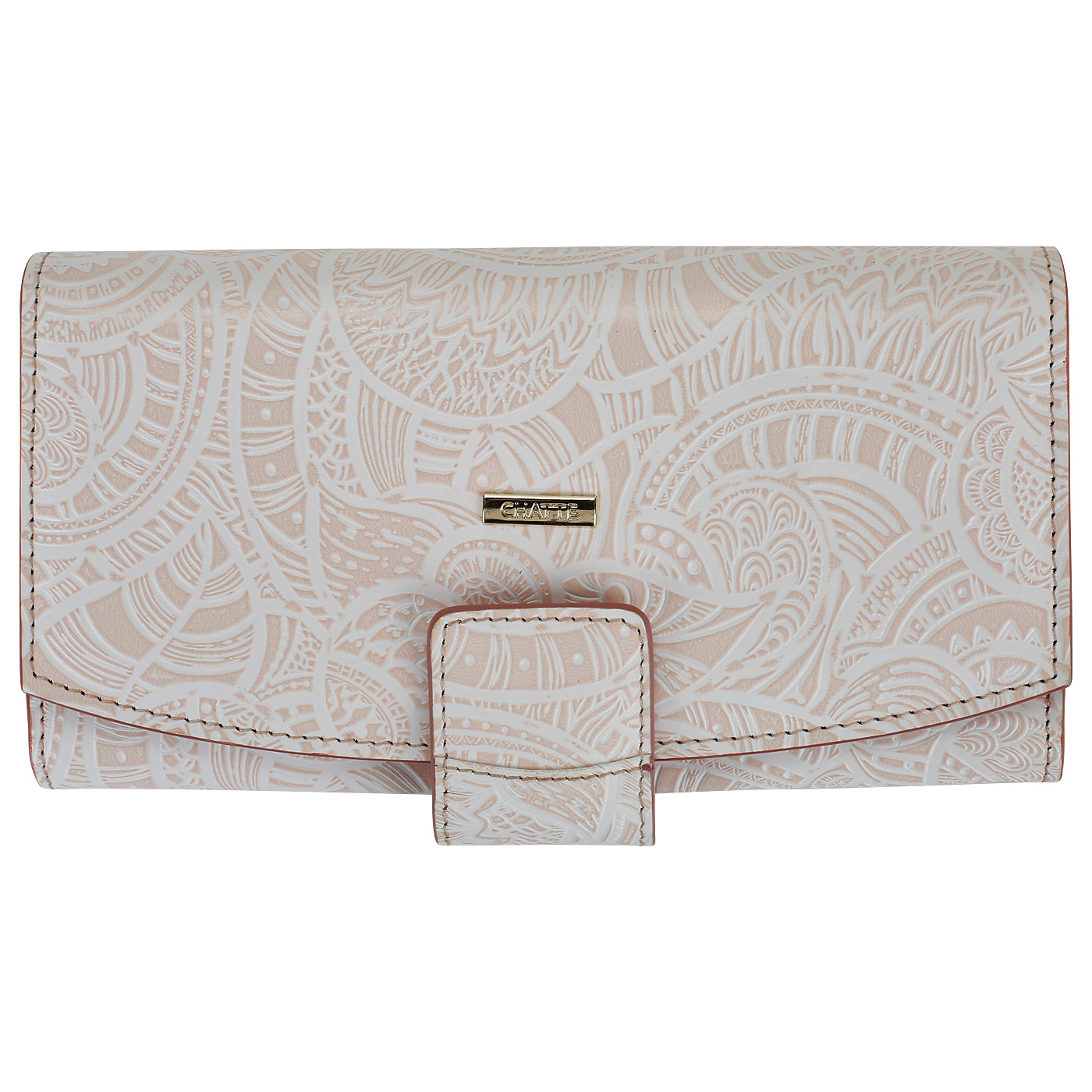 Chatte Кожаный кошелек на кнопке