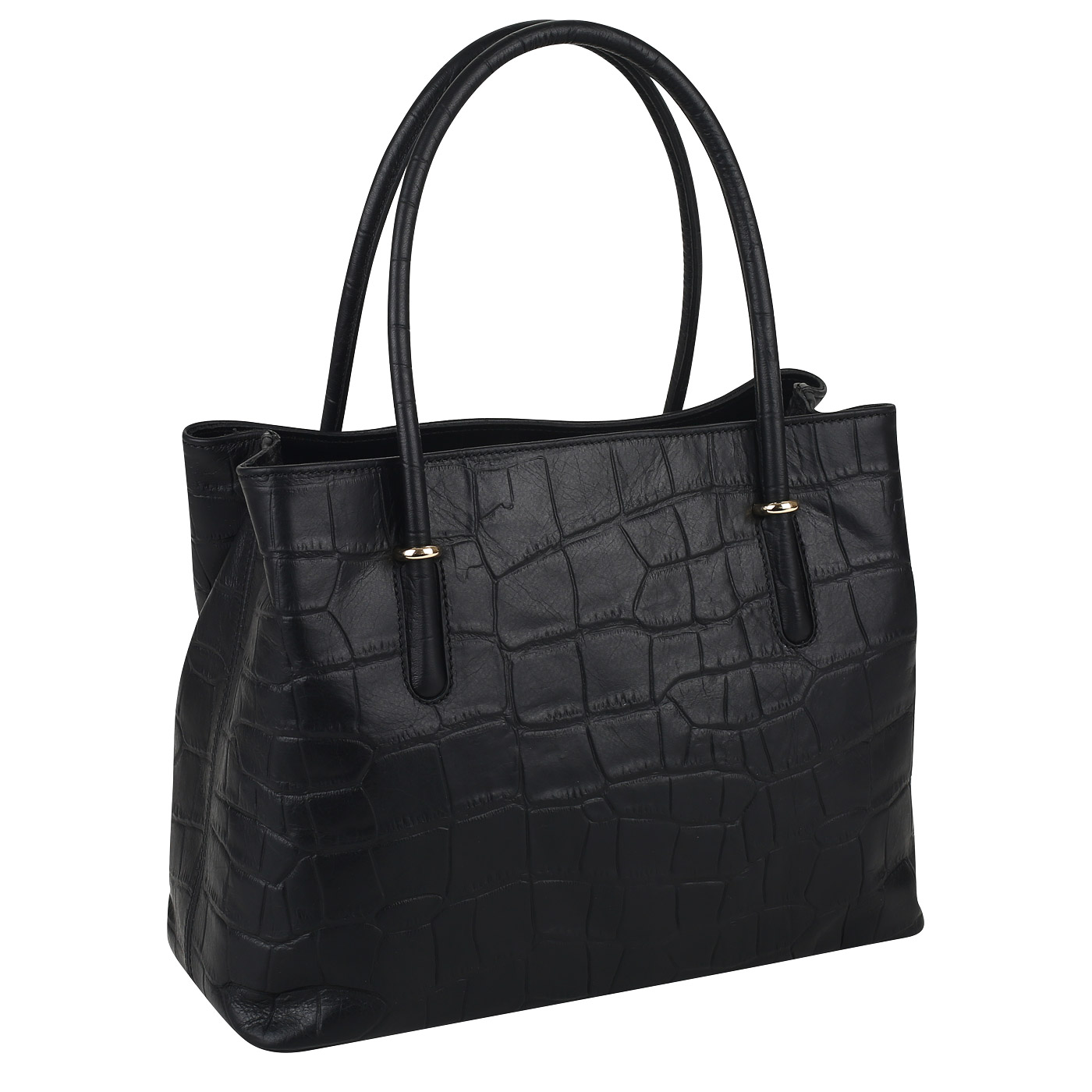 Сумка с отделкой под крокодиловую кожу Marina Volpe Adele