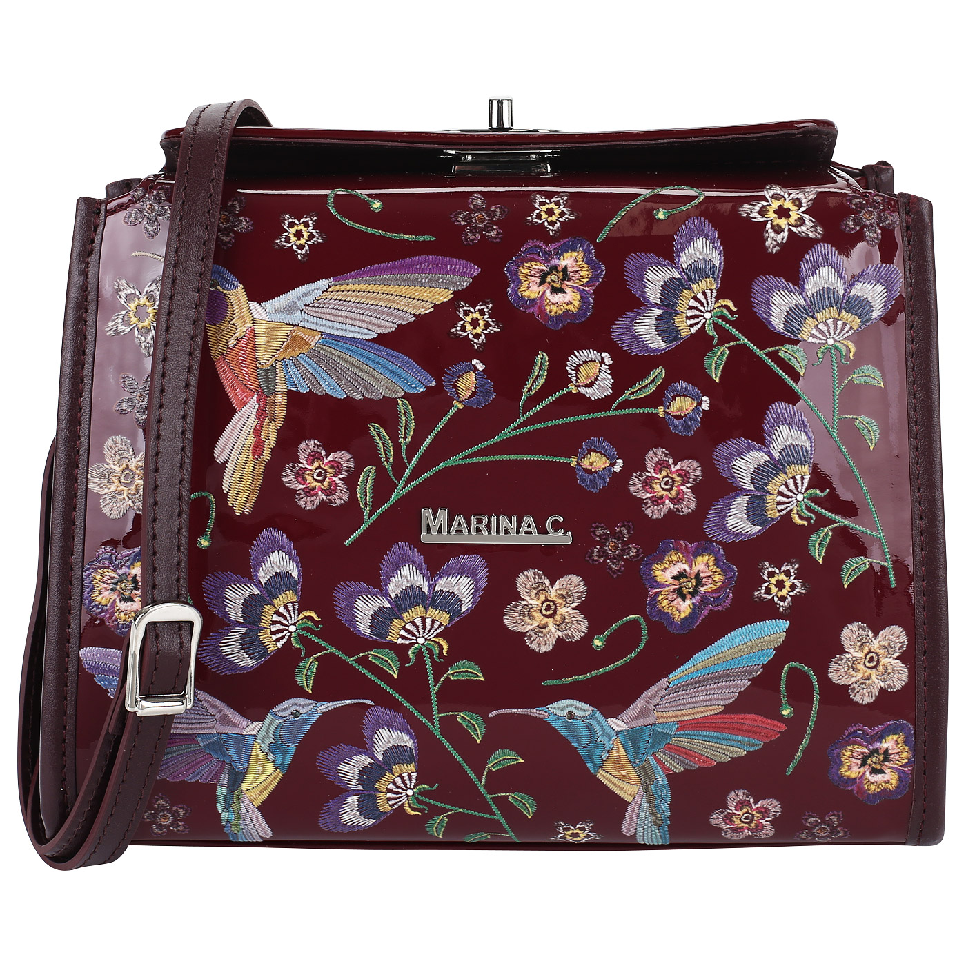 Marina Creazioni Сумочка из лаковой кожи