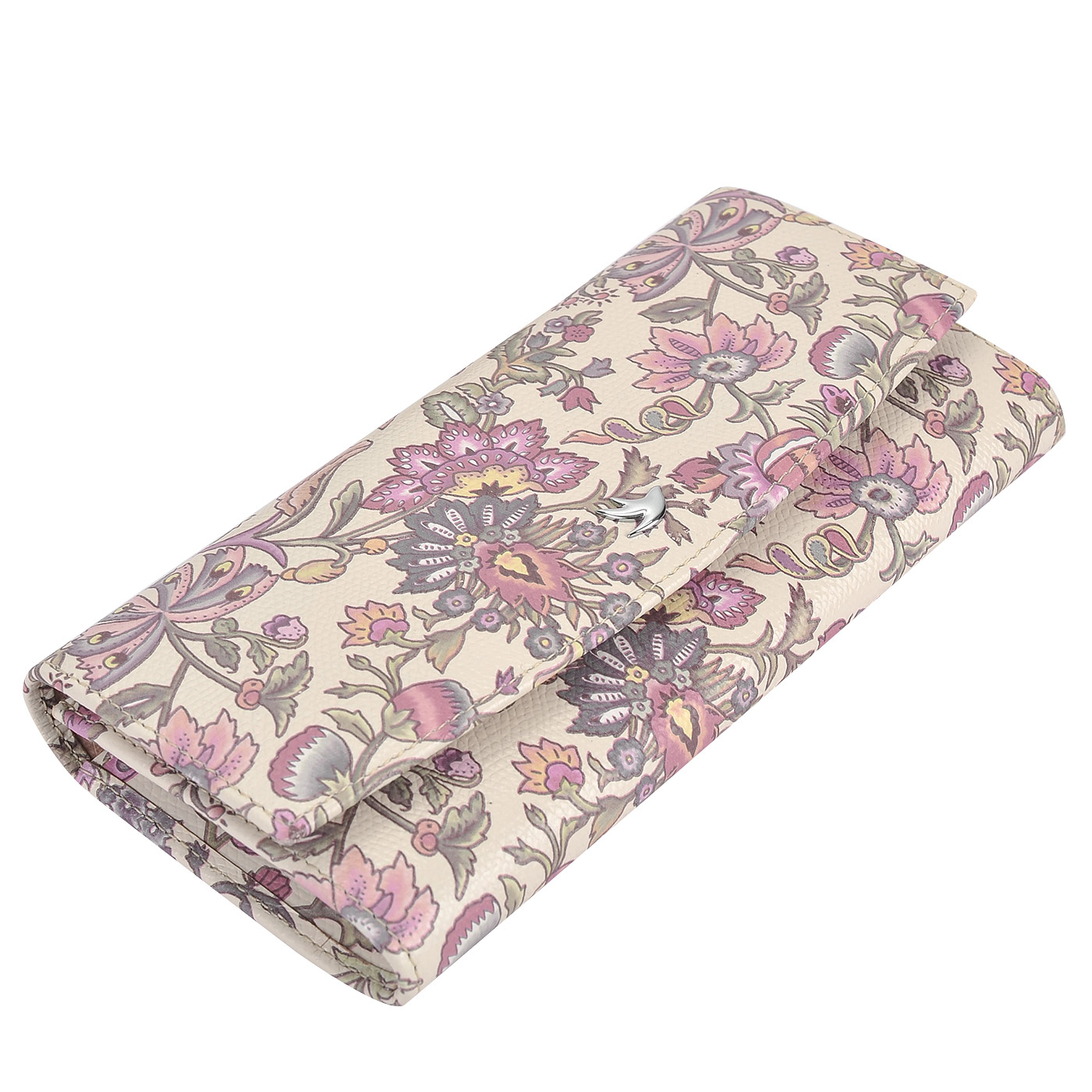 Женское кожаное портмоне с принтом Aurelli Alma fiore