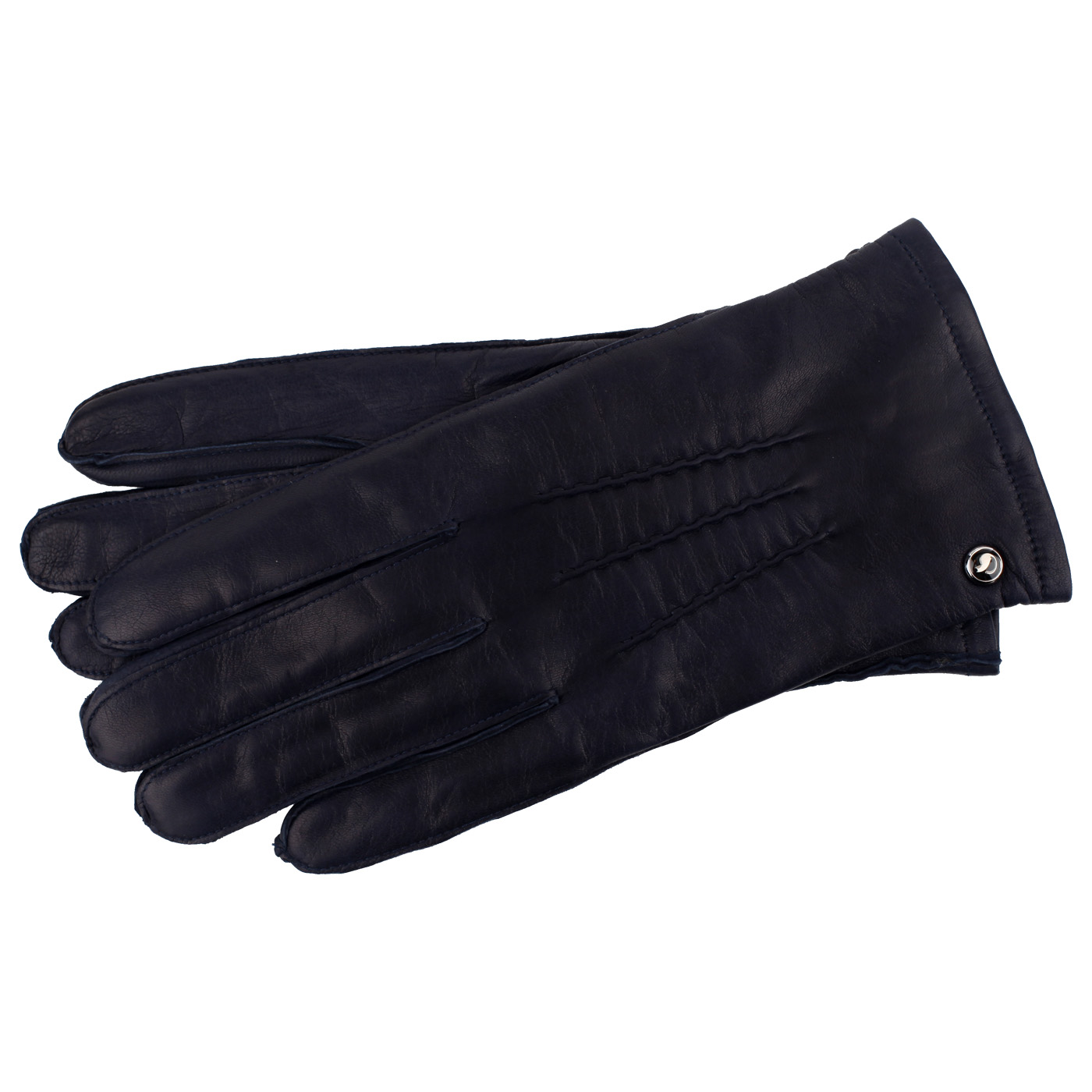 Dal Dosso Черные кожаные перчатки
