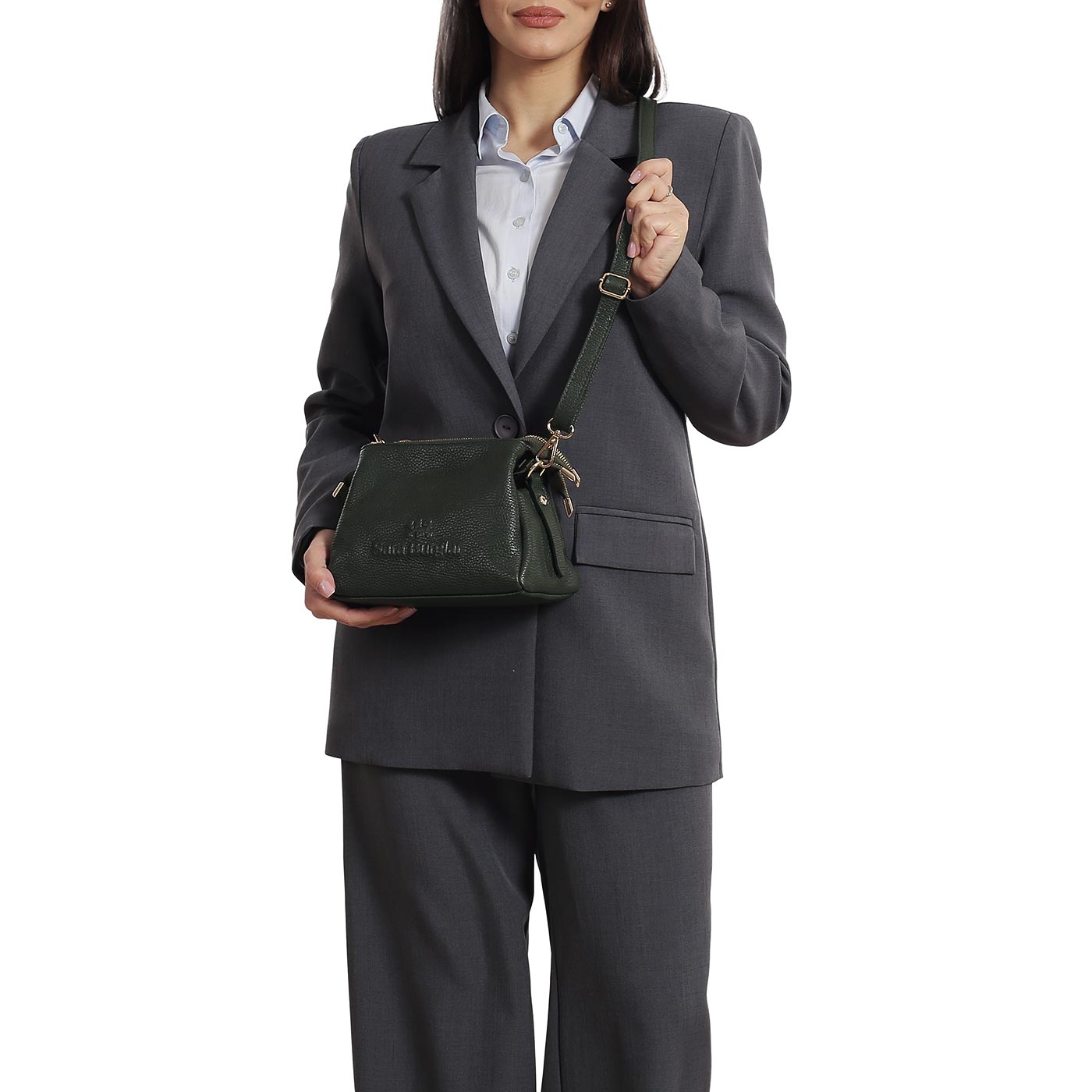 Кожаная сумка Sara Burglar Amelia Safari