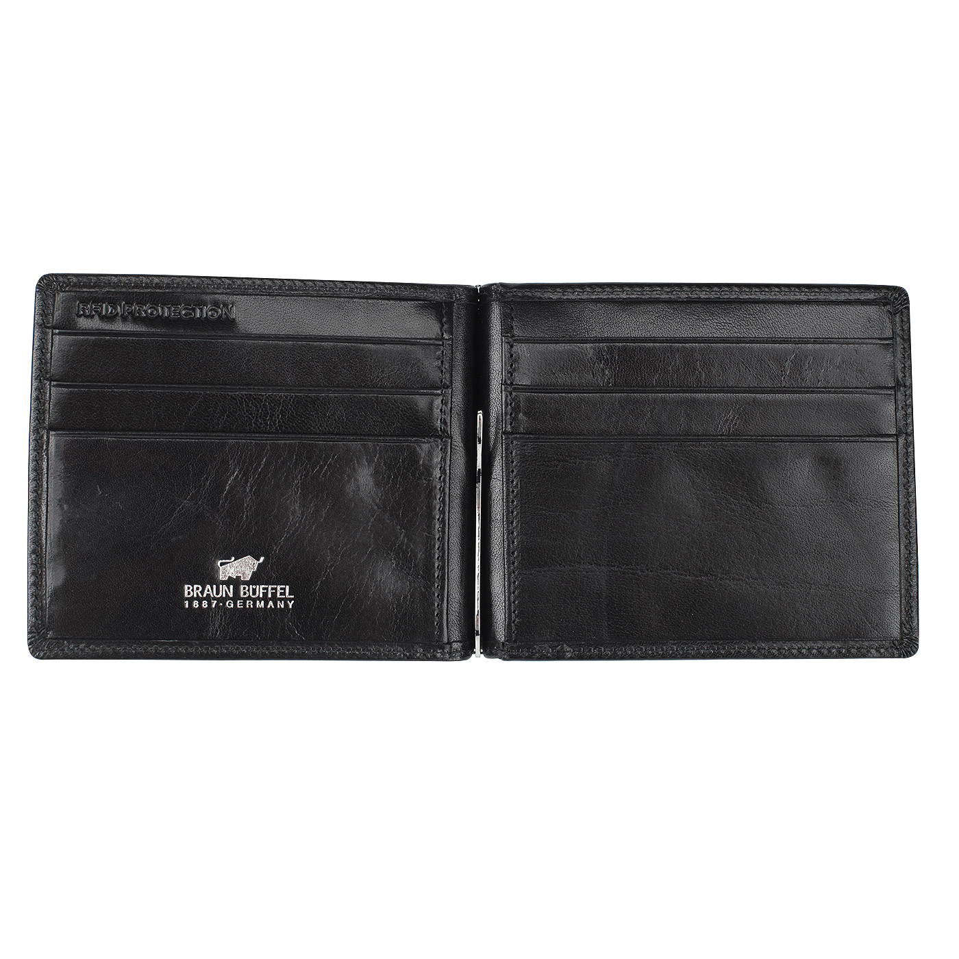 Мужское кожаное портмоне с зажимом для купюр Braun Buffel Gaucho Secure