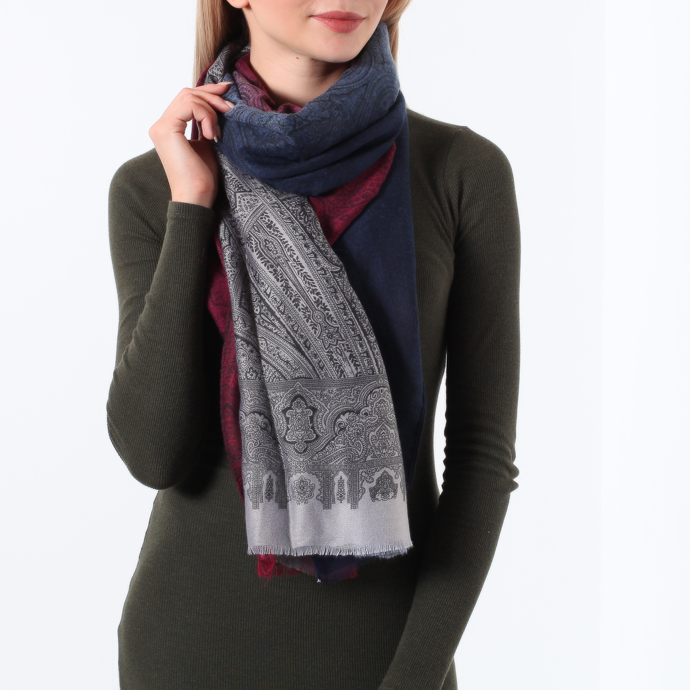 Шарф с узорами Jane&apos;s Story 