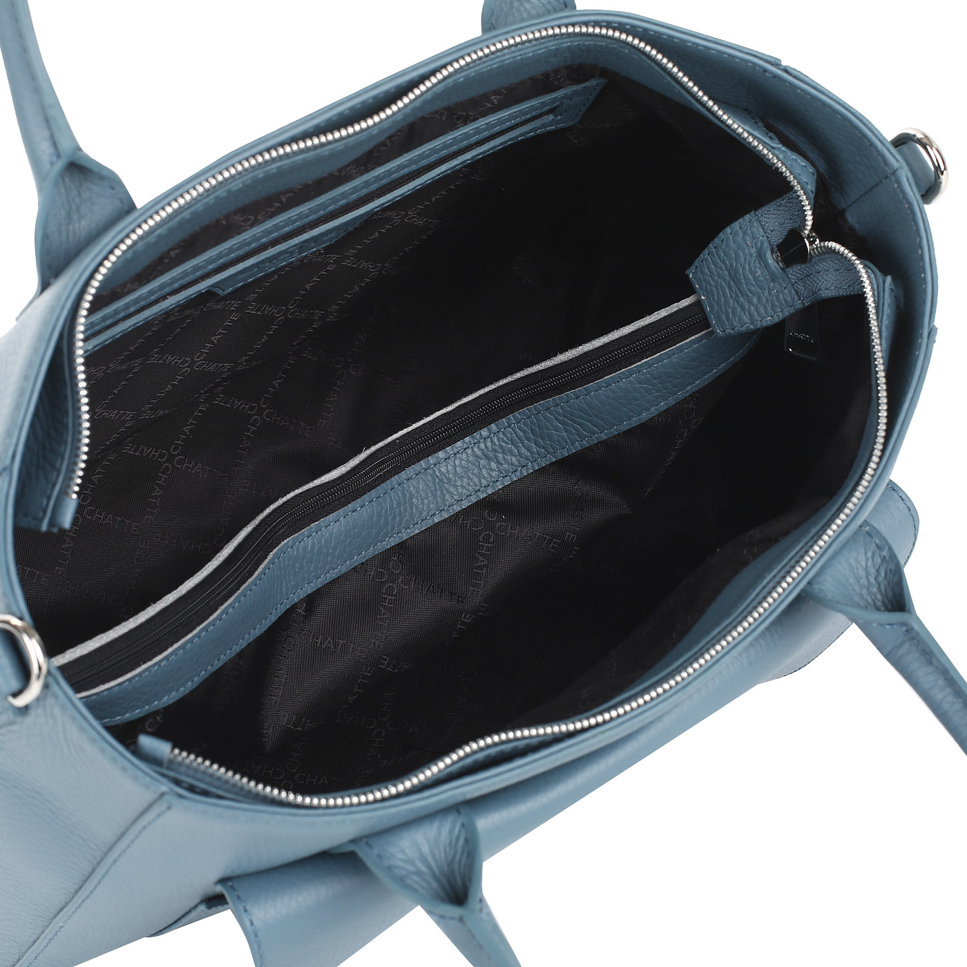 Кожаная сумка на молнии Chatte 