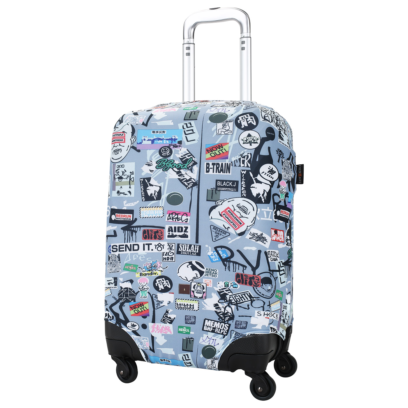 Eberhart Чехол для чемодана с оригинальным принтом