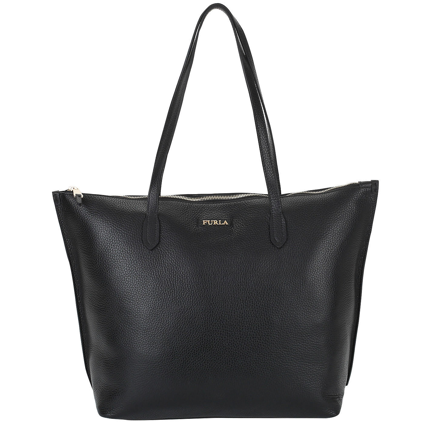 Furla Черная кожаная сумка