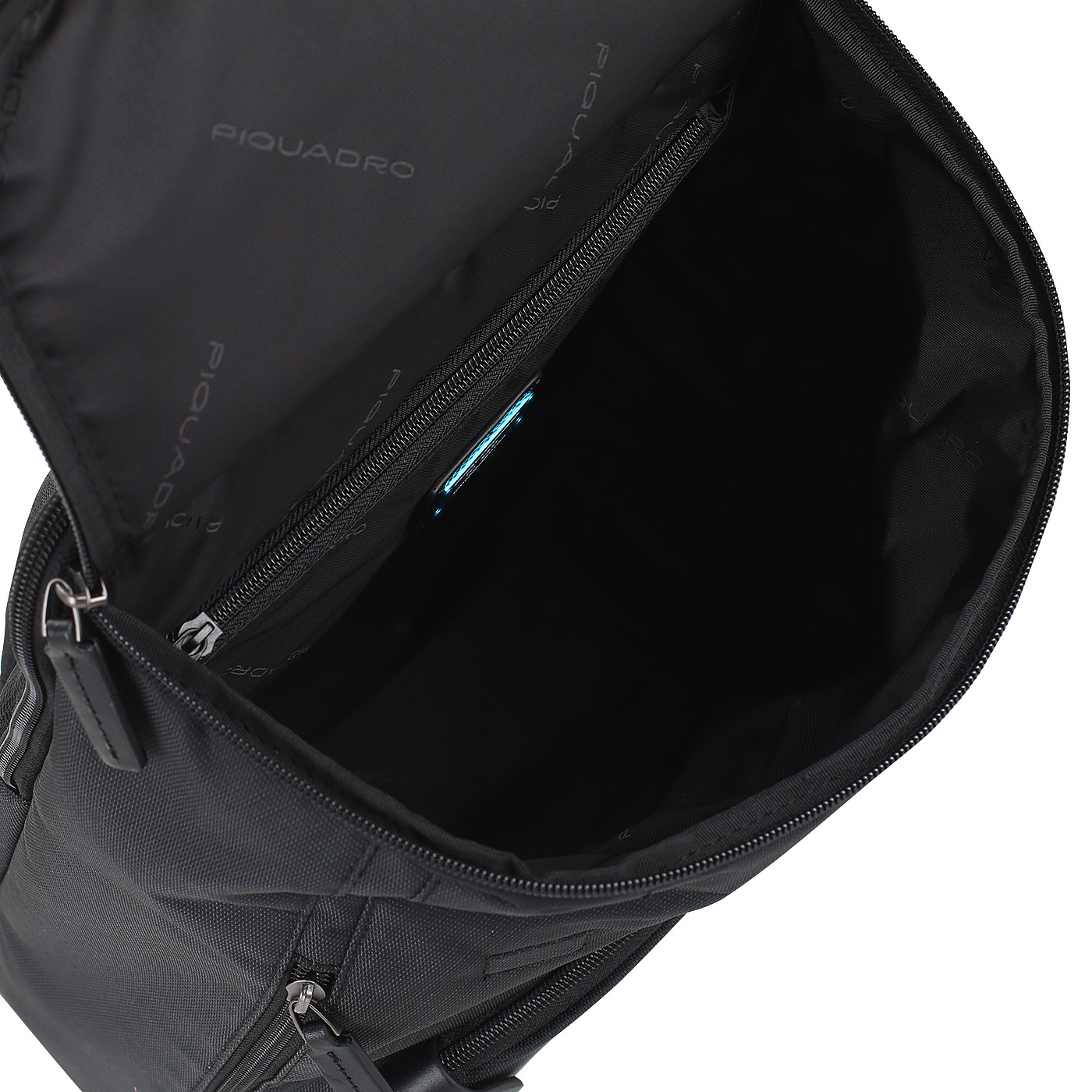 Рюкзак из текстиля и кожи Piquadro Klout