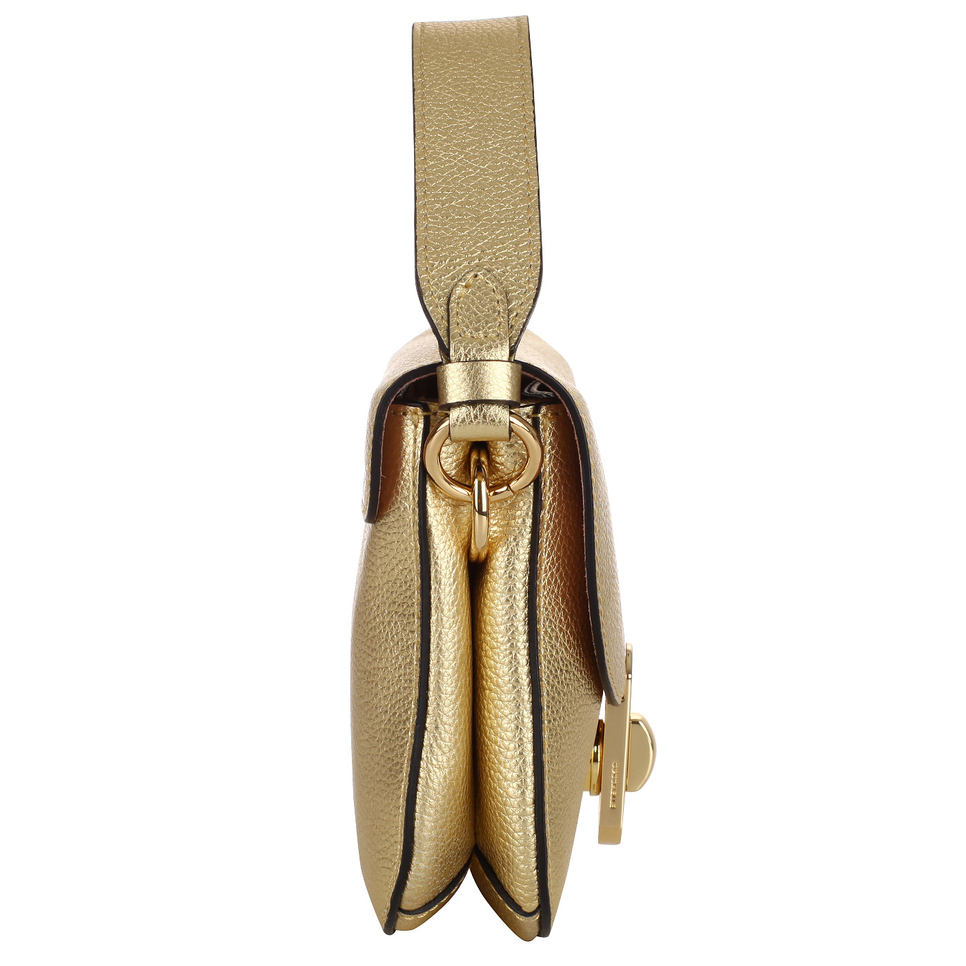 Золотистая сумочка Coccinelle Mignon