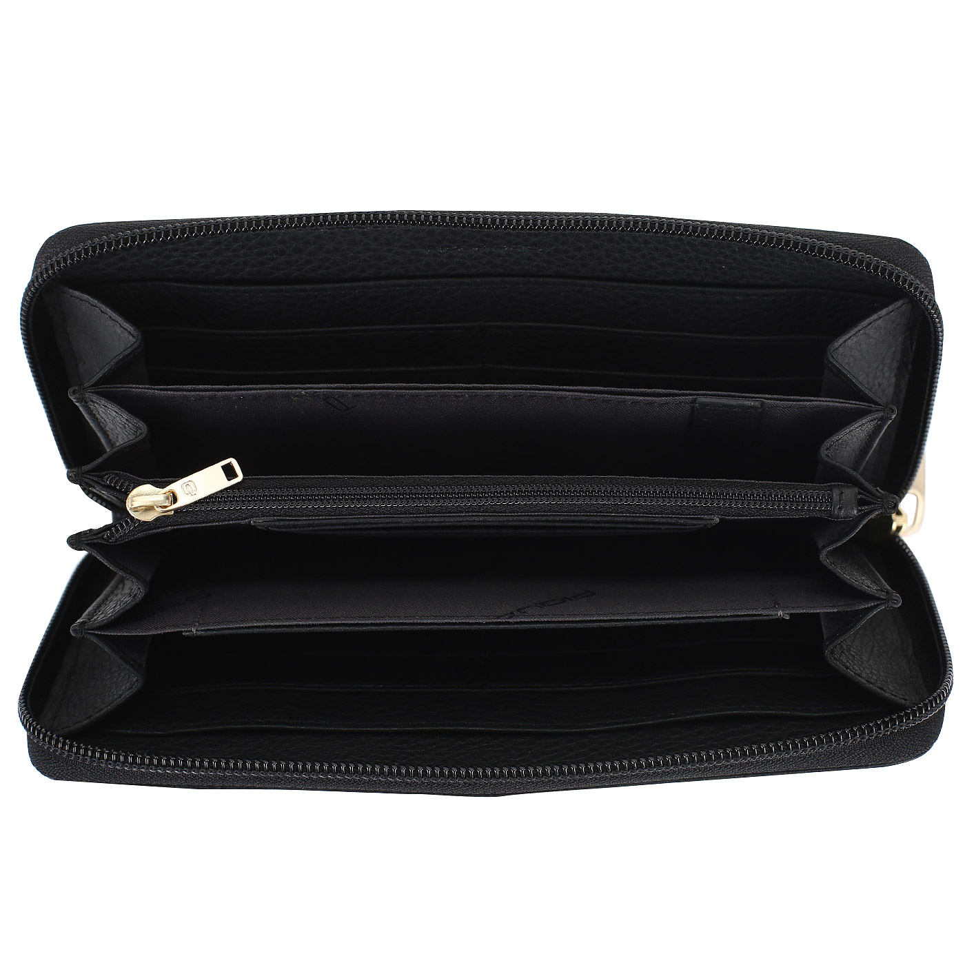 Черное кожаное портмоне Piquadro Feels