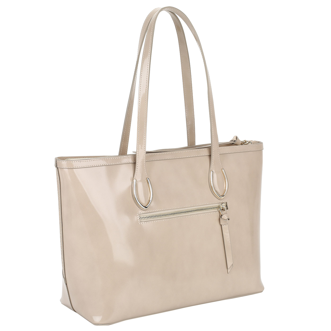 Тисненая сумка с длинными ручками Aurelli 