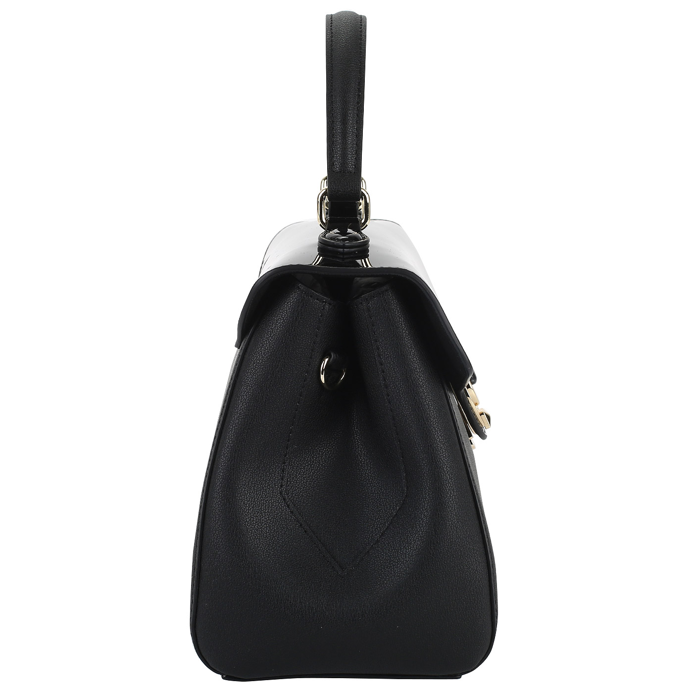 Сумка из черной кожи Cromia Ima