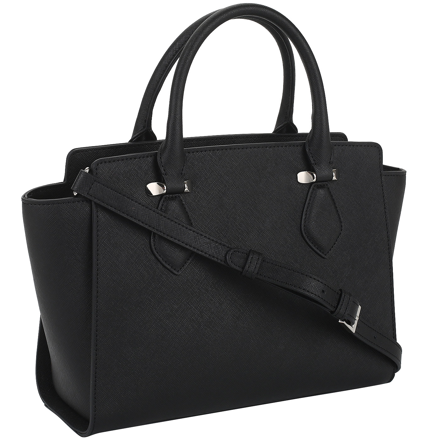 Сафьяновая сумка-трапеция Cromia Perla