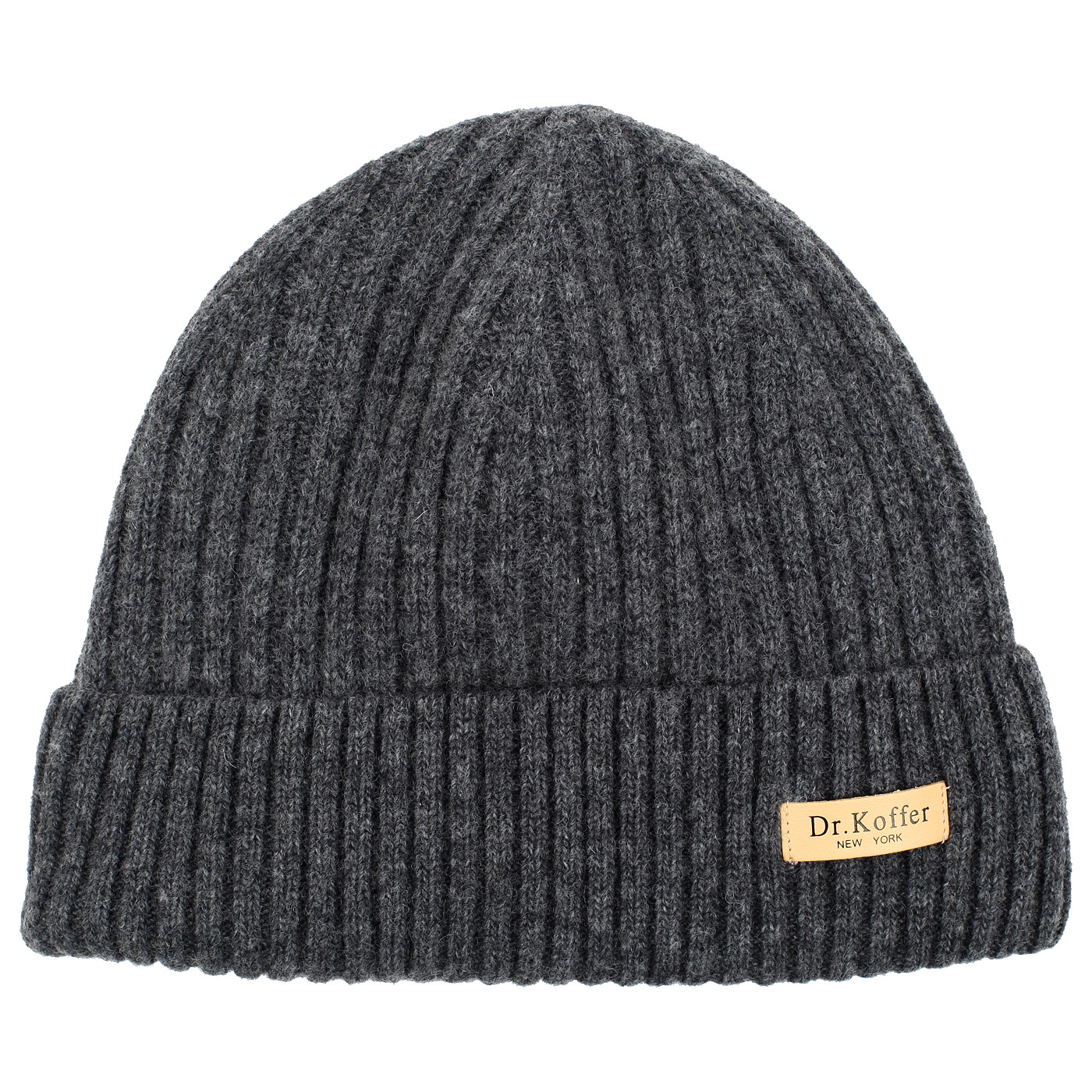 Dr. Koffer Мужская шапка серого цвета