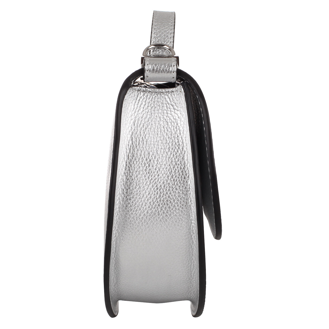 Серебристая сумочка Coccinelle Sirio