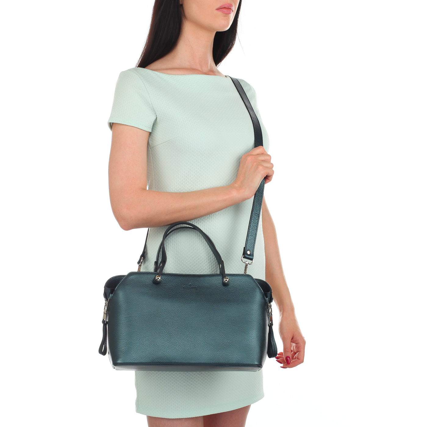 Вместительная сумка из натуральной кожи Chatte Marseille