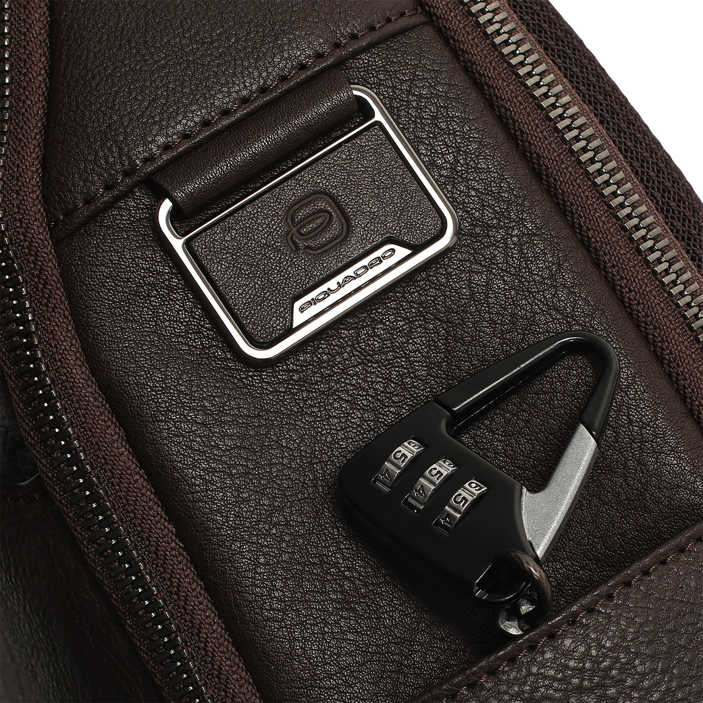 Кожаный рюкзак Piquadro Black square