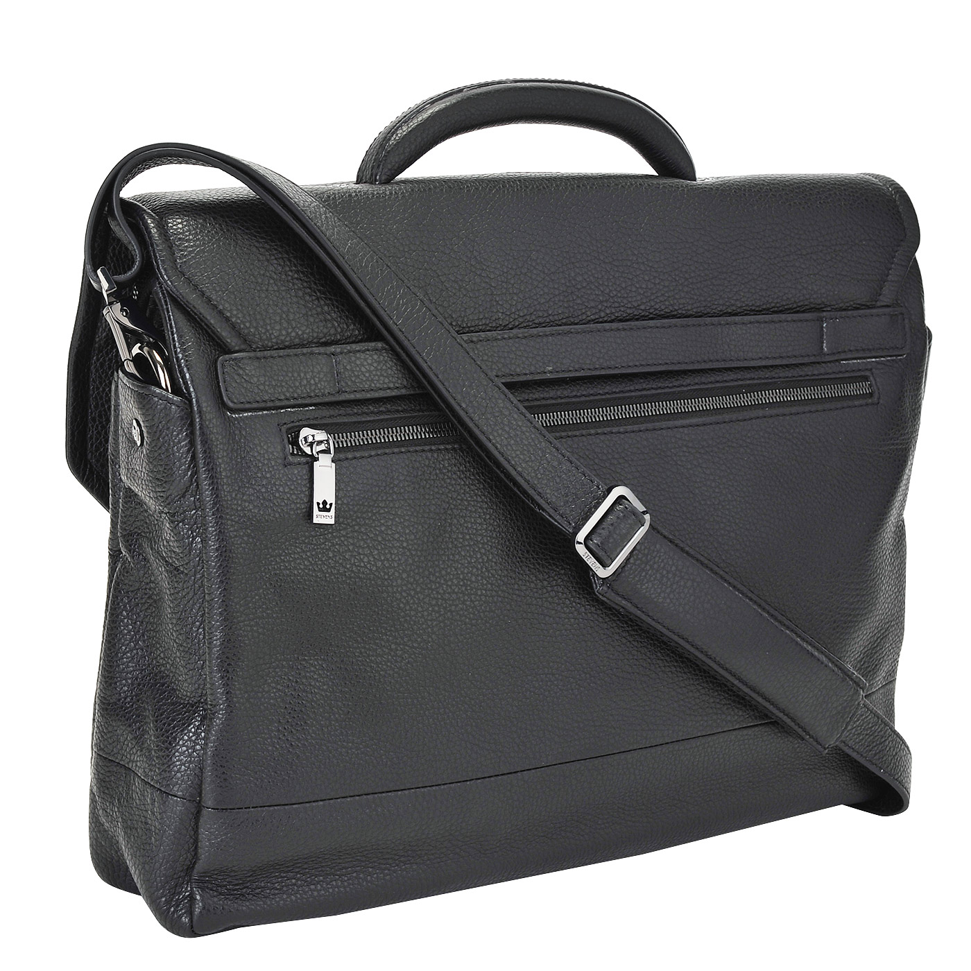 Мужской кожаный портфель Stevens 