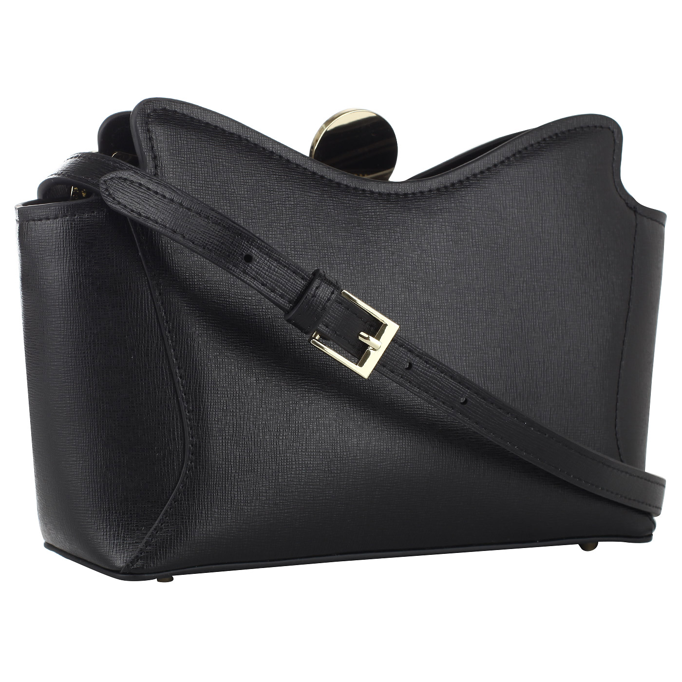 Сафьяновая сумочка со съемным ремешком Cromia Ibis