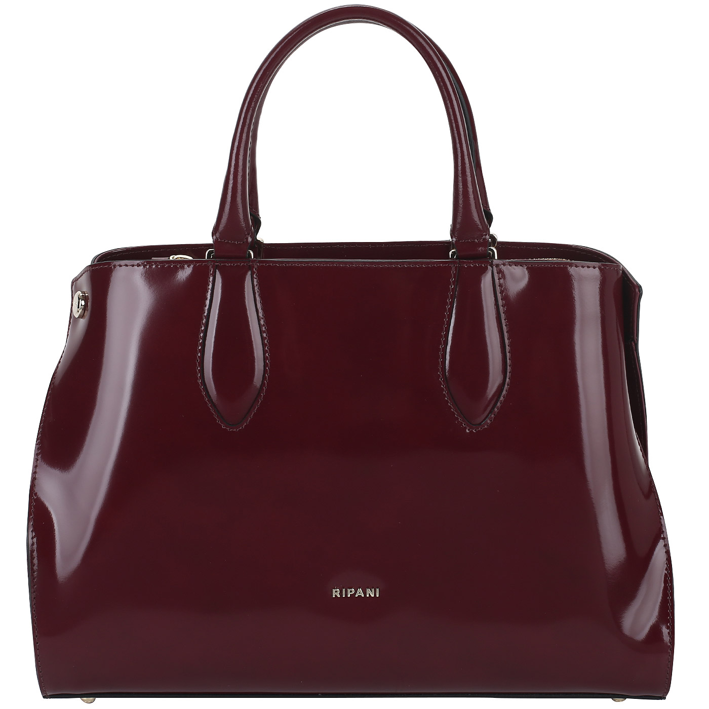 Ripani Сумка из глянцевой кожи