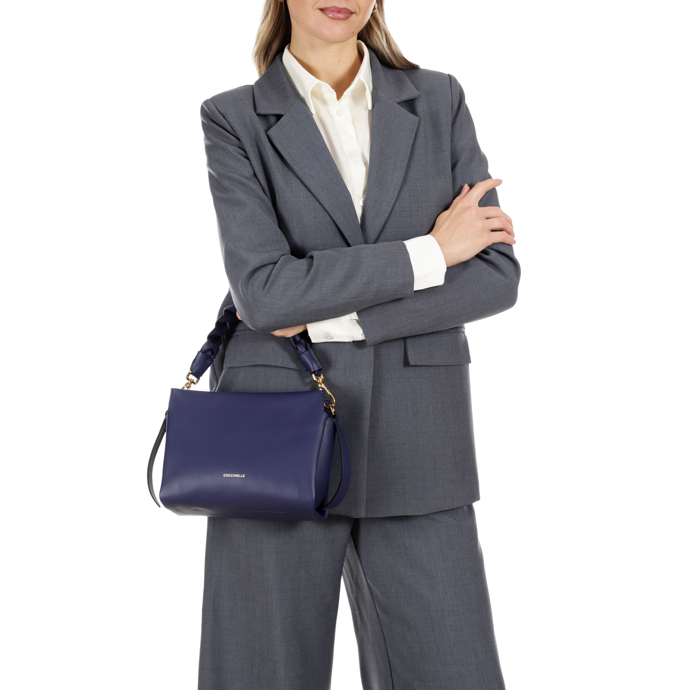 Кожаная сумка Coccinelle Boheme Grana Double