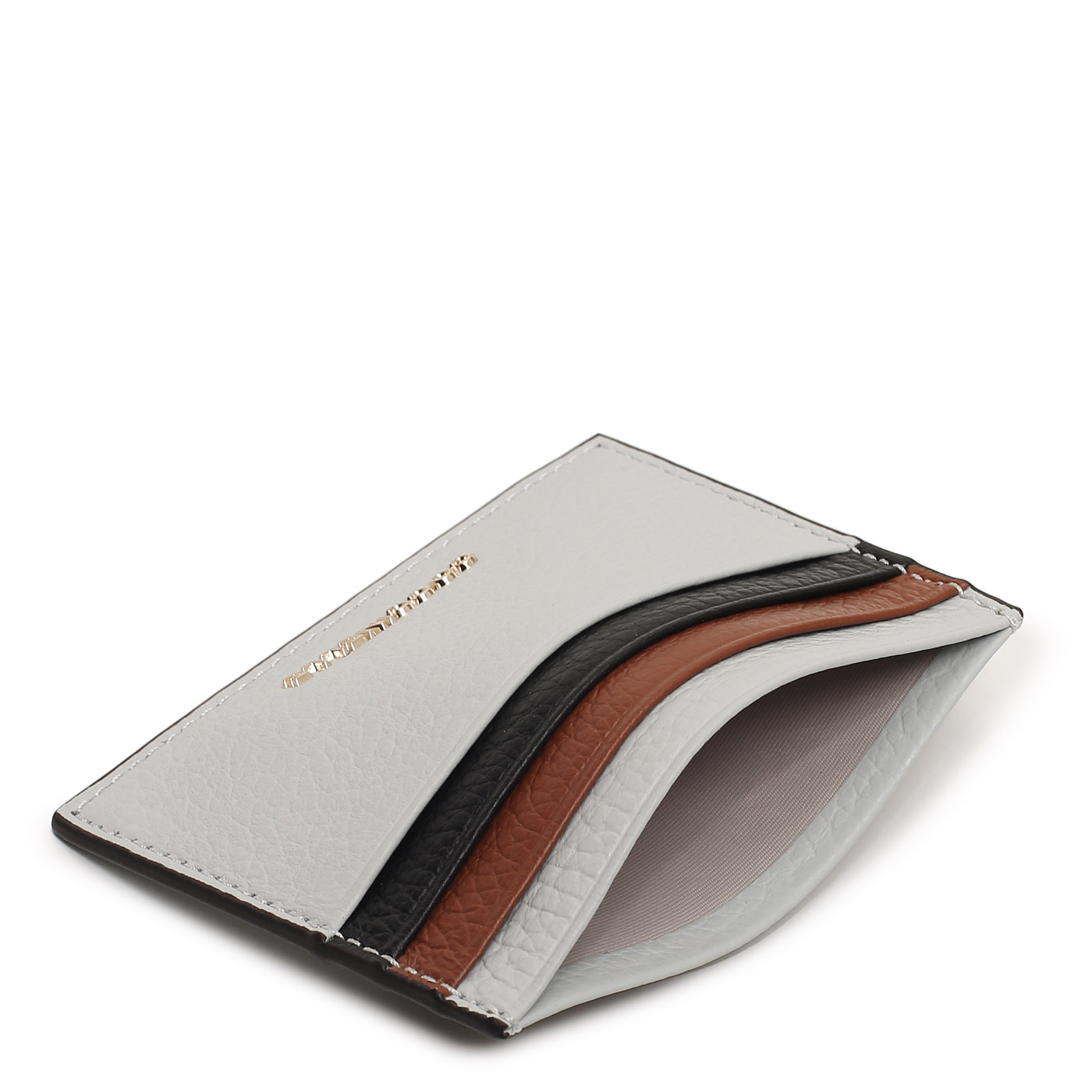 Кожаная визитница Coccinelle Metallic Tricolor