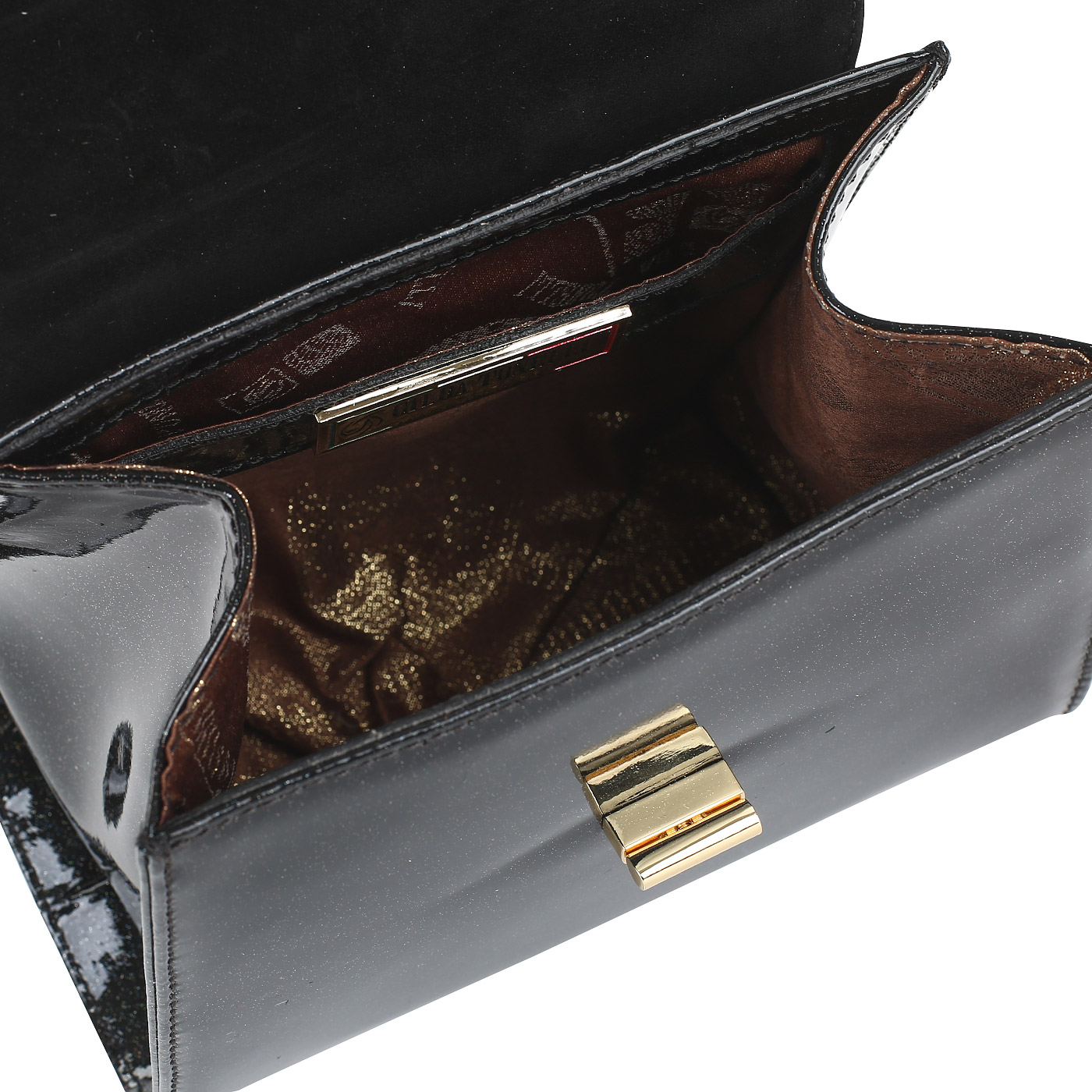 Сумочка с плечевой цепочкой Gilda Tonelli Vernice Glitter