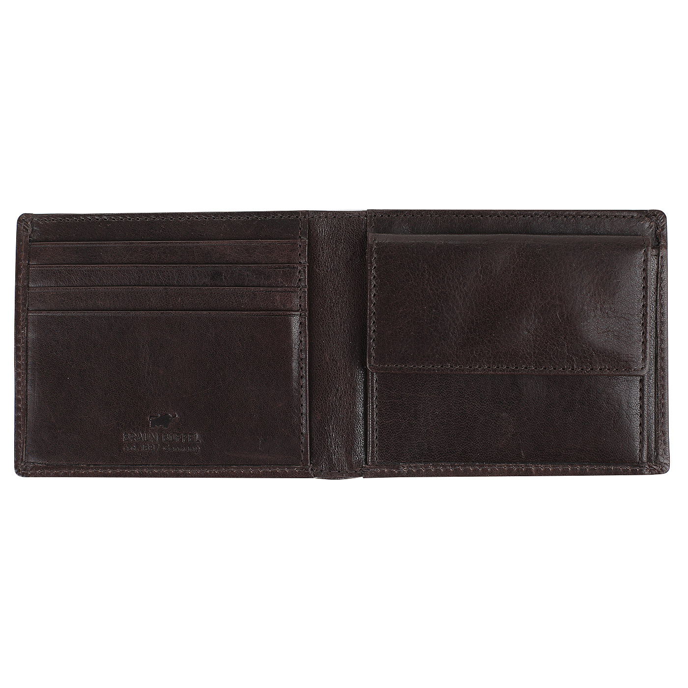 Коричневое складное портмоне Braun Buffel Arezzo