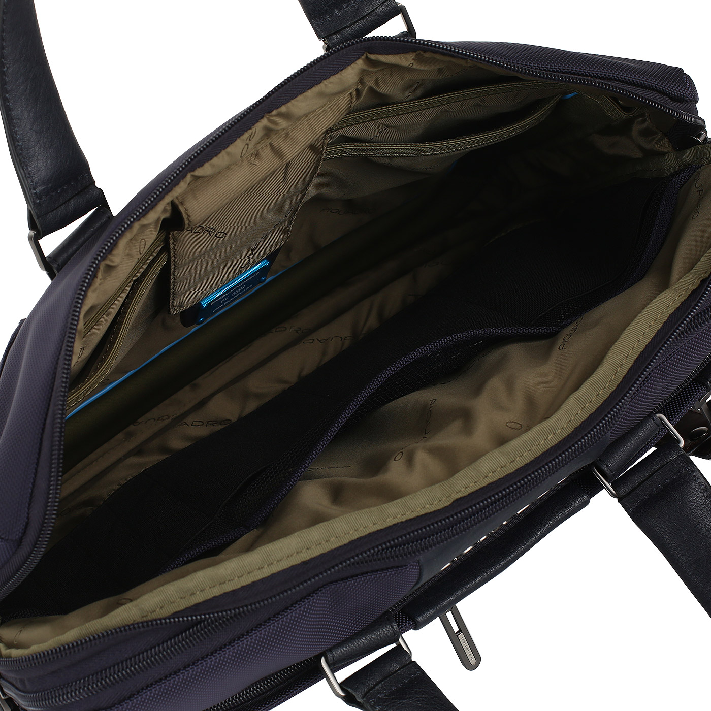 Синяя деловая сумка Piquadro Brief