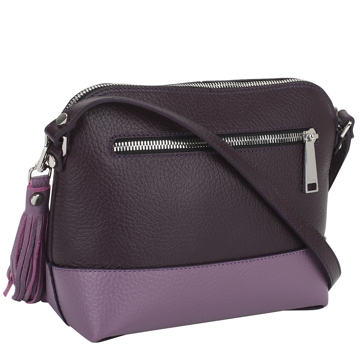 Кожаная сумочка с плечевым ремешком Chatte Lion