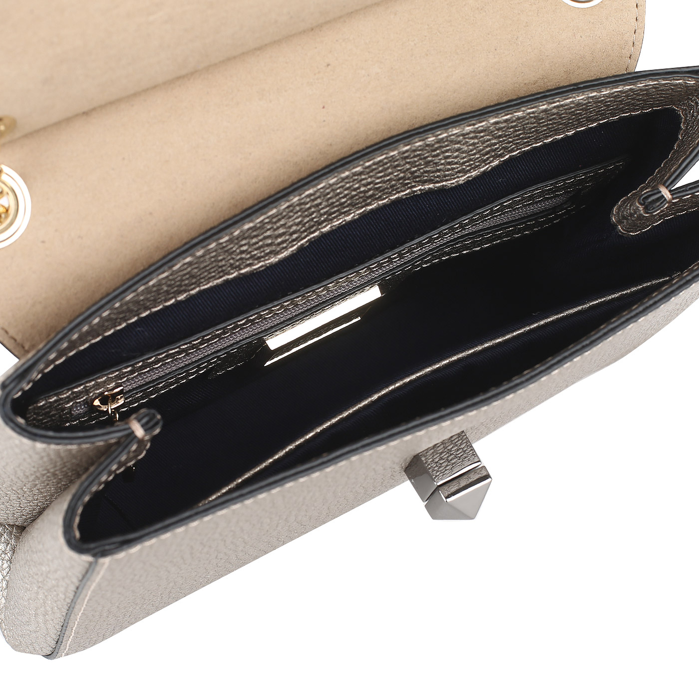 Золотистая сумочка Cromia Mina